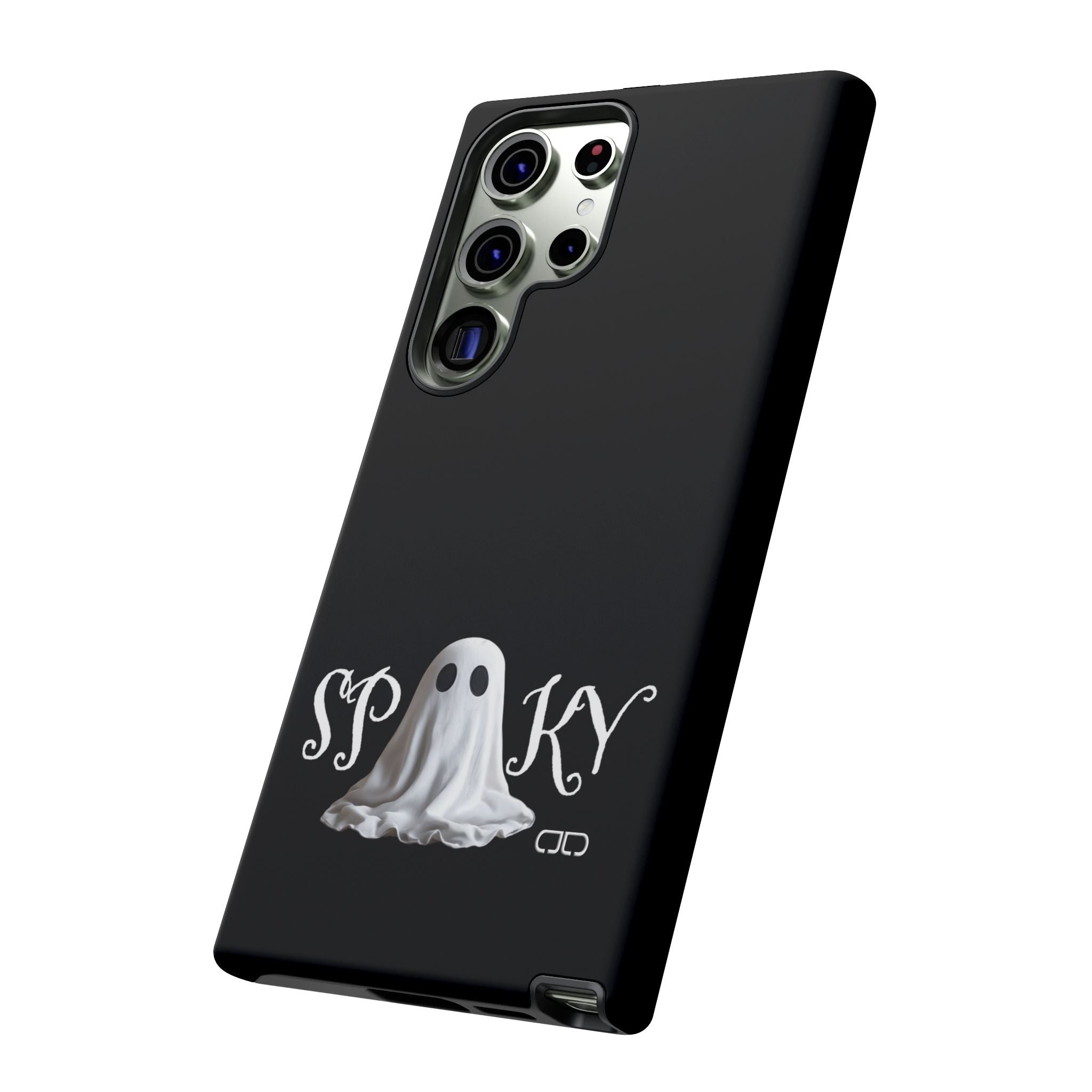 Spooky Ghost Phone Case, Halloween Accessories, Cute Phone Cover, Unique Gift for Ghost Lovers, Trendy Smartphone Decor