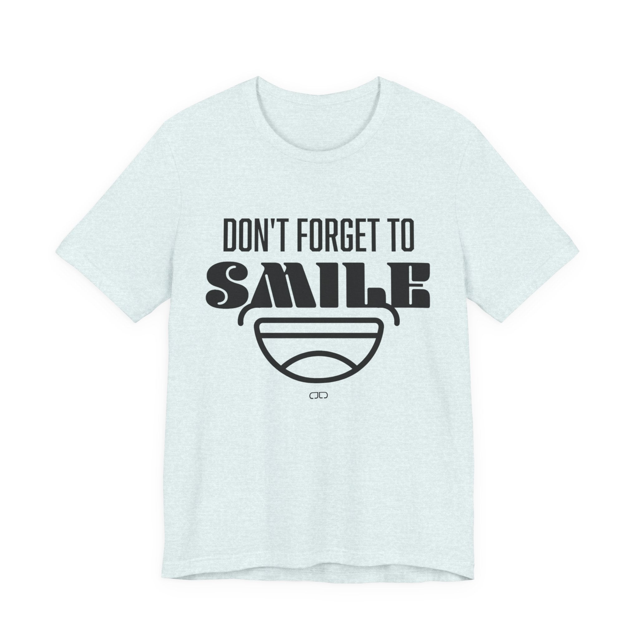 Don't Forget to Smile Tee, Motivational Shirt, Unisex Graphic Tee, Casual Wear, Gift for Friends, Positive Vibes