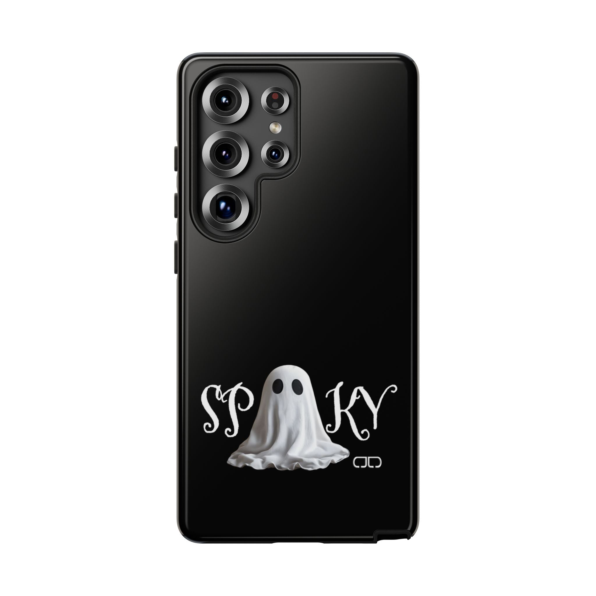 Spooky Ghost Phone Case, Halloween Accessories, Cute Phone Cover, Unique Gift for Ghost Lovers, Trendy Smartphone Decor