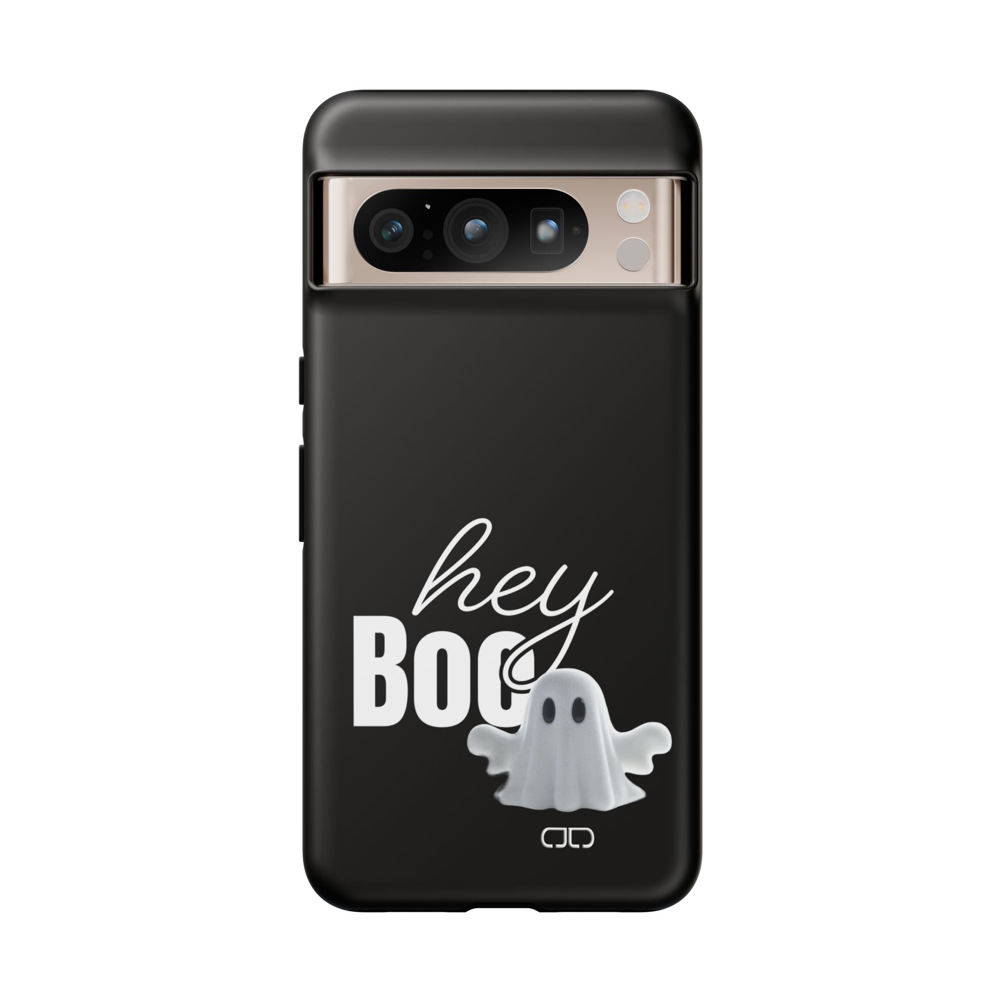 Hey Boo Tough Case, Ghost-Themed Phone Case, Cute Halloween Accessory, Spooky Gift for Friends, Tech Halloween Decor