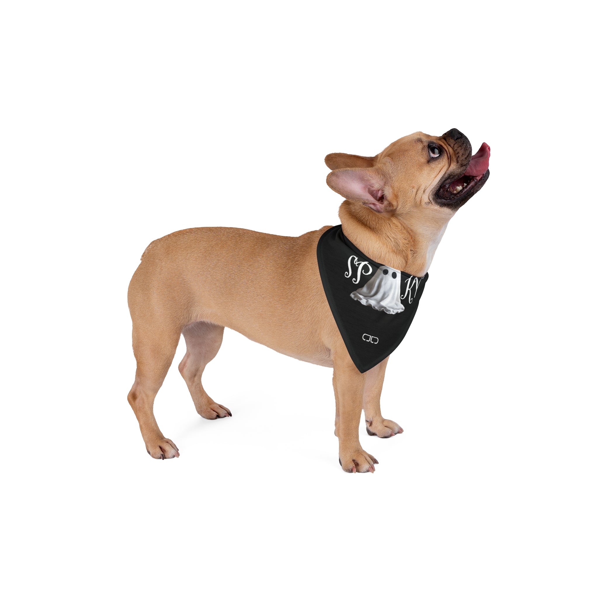 Spooky Ghost Pet Bandana, Halloween Dog Accessory, Cute Cat Costume, Fall Pet Fashion, Trick or Treat Gear