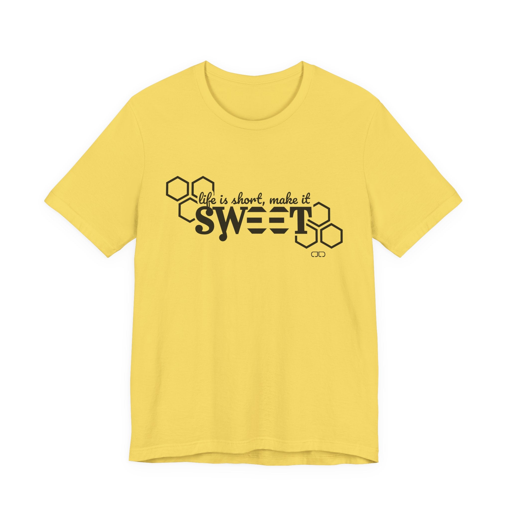 'Life is Short, Make it Sweet' Graphic, Casual T-Shirt, Gift for Friends, Birthday Tee, Summer Wear, Unisex Jersey Short Sleeve Tee [...]