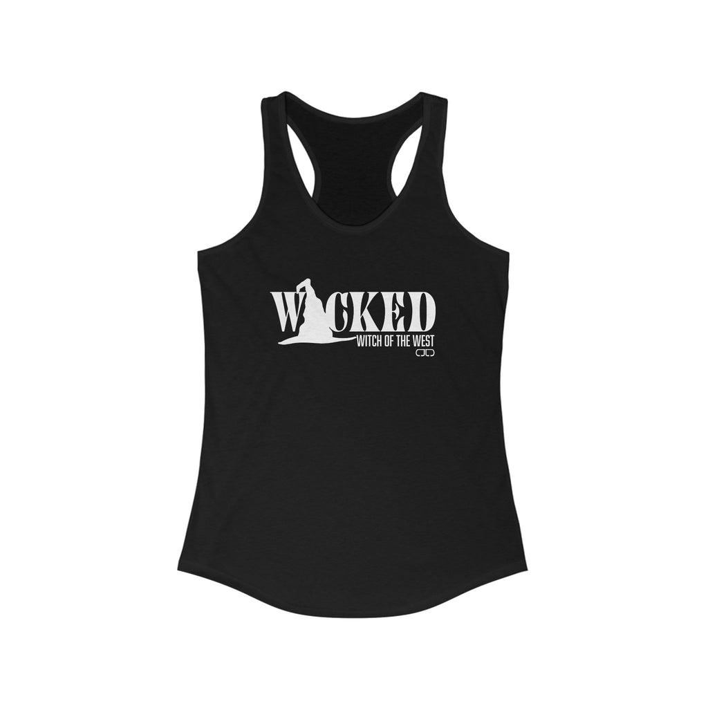 Wicked Witch of the West Racerback Tank - Perfect for Halloween, Summer Parties, Gifts, Trendy Casual Wear, Movie Fans