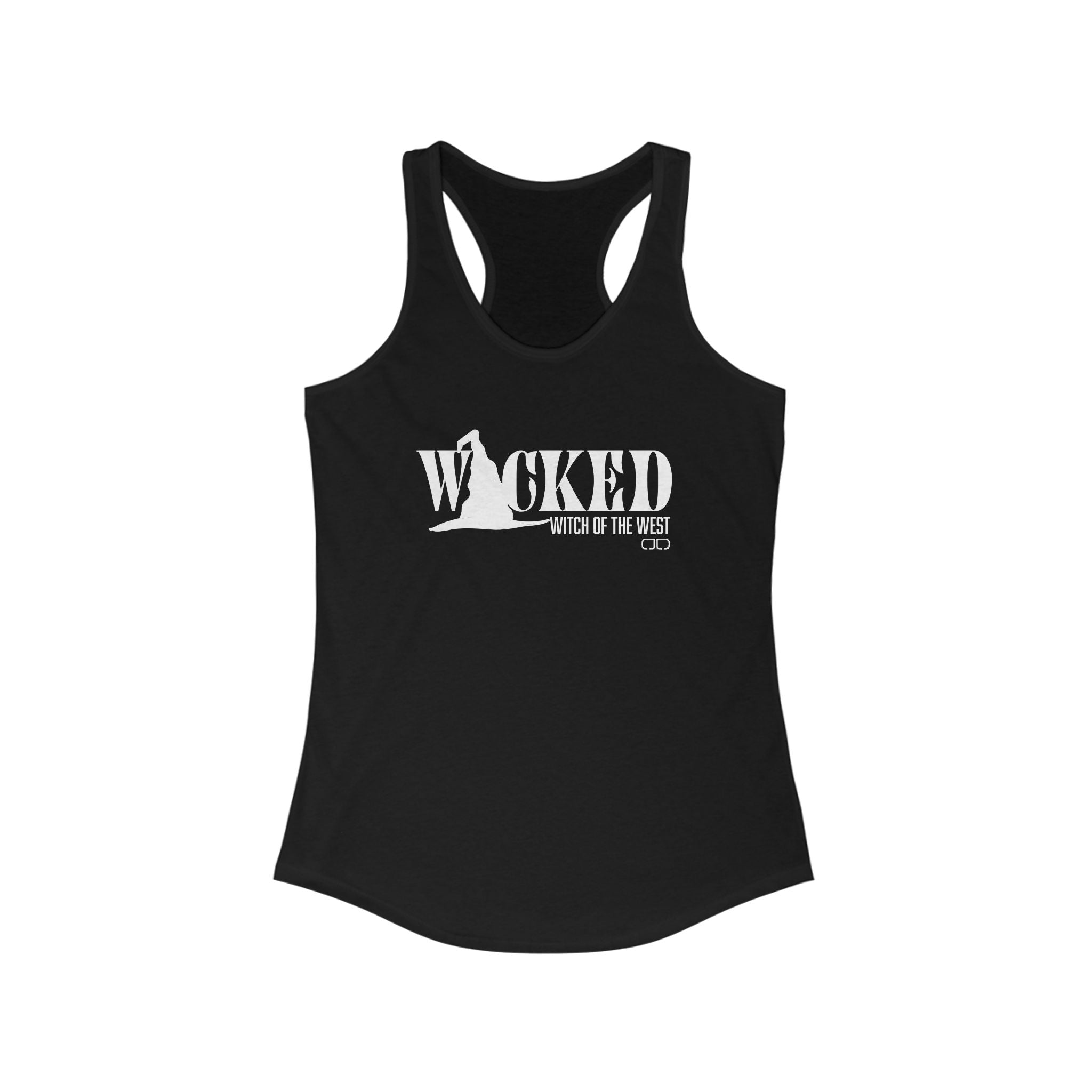 Wicked Witch of the West Racerback Tank - Perfect for Halloween, Summer Parties, Gifts, Trendy Casual Wear, Movie Fans