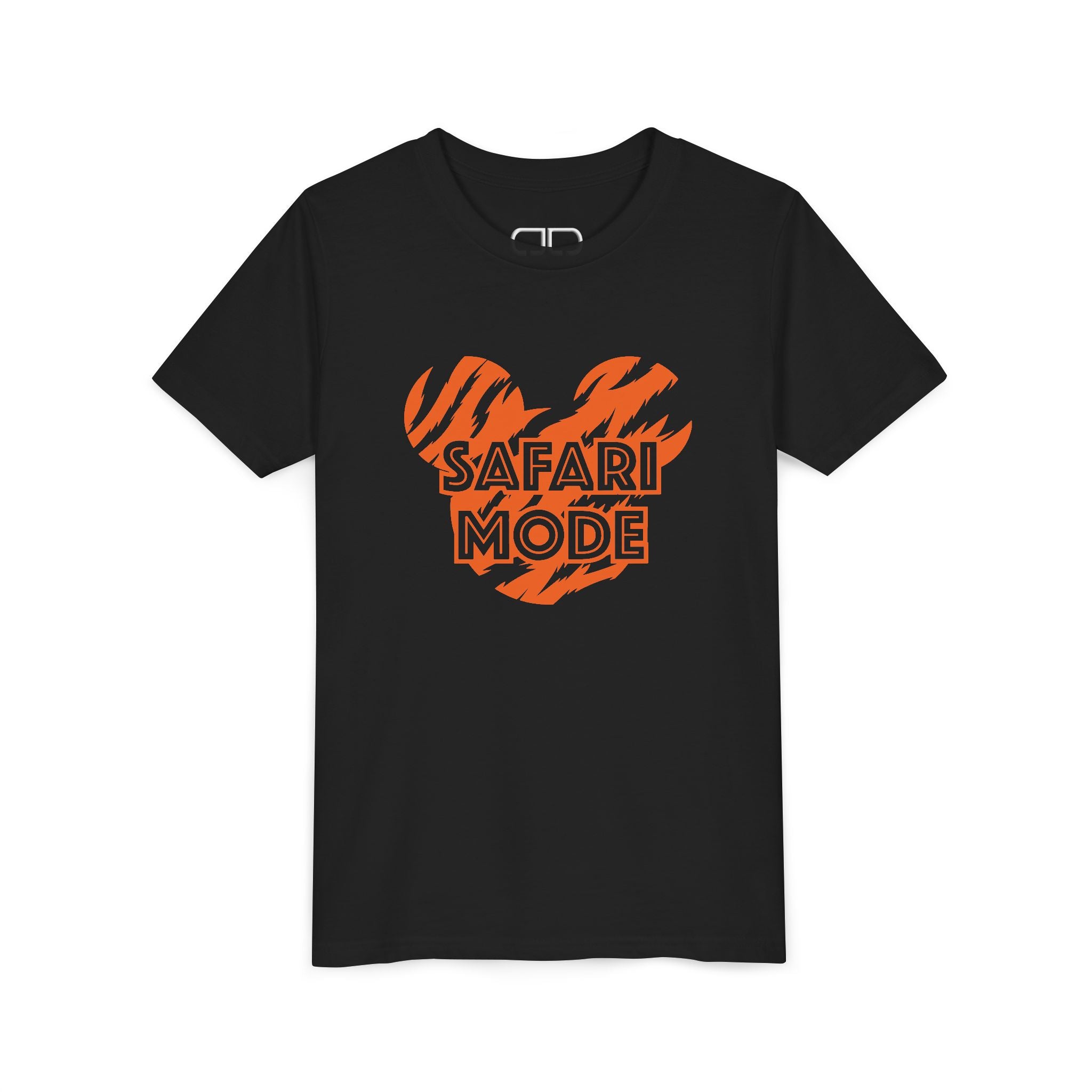 Safari Mode Tiger Youth Tee, Kids Graphic Tee, Jungle Adventure Shirt, Fun Gift for Boys and Girls, Safari Party Outfit