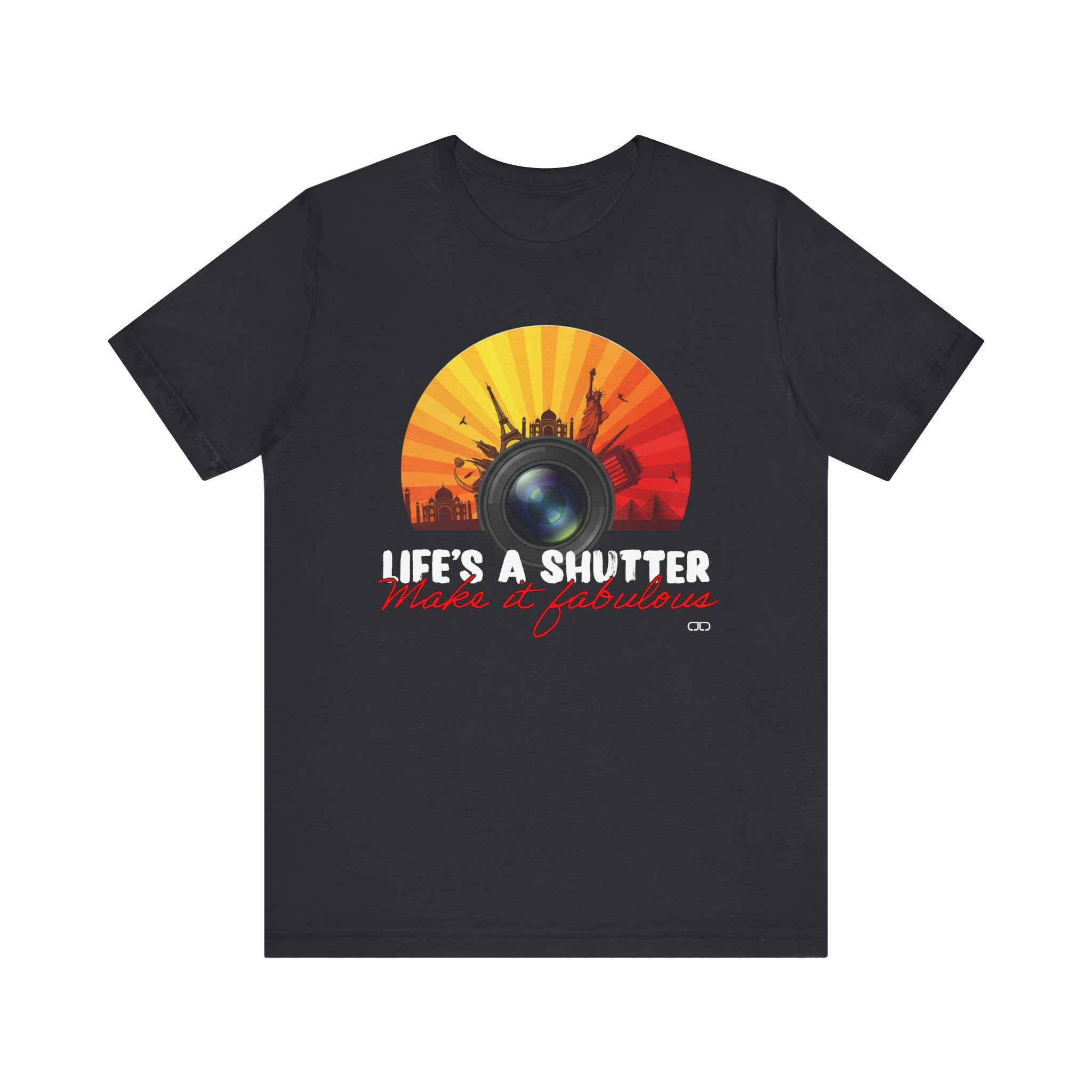 Life's a Shutter, Gift for Photographers, Cinematic Photography Tee, Casual Wear, Travel Souvenir, Birthday Gift
