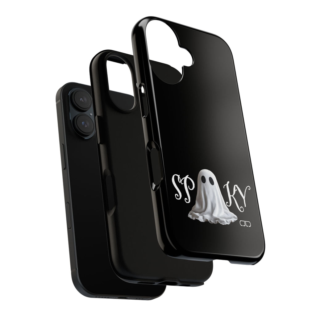 Spooky Ghost Phone Case, Halloween Accessories, Cute Phone Cover, Unique Gift for Ghost Lovers, Trendy Smartphone Decor