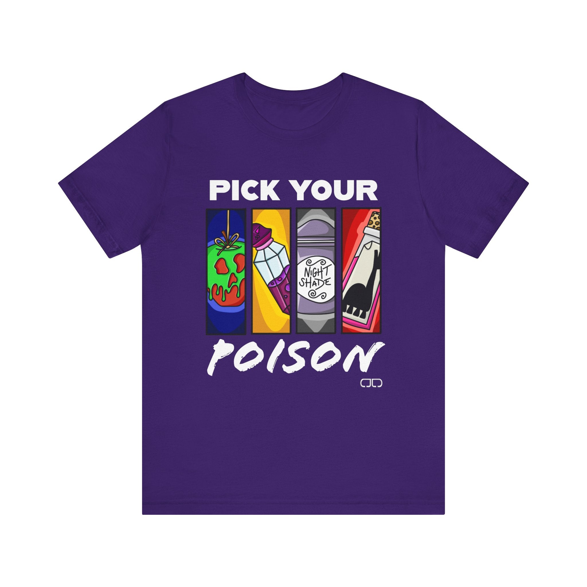 Pick Your Poison Fun Graphic T-Shirt, Casual Wear, Gifts for Friends, Party Attire, Trendy Summer Fashion