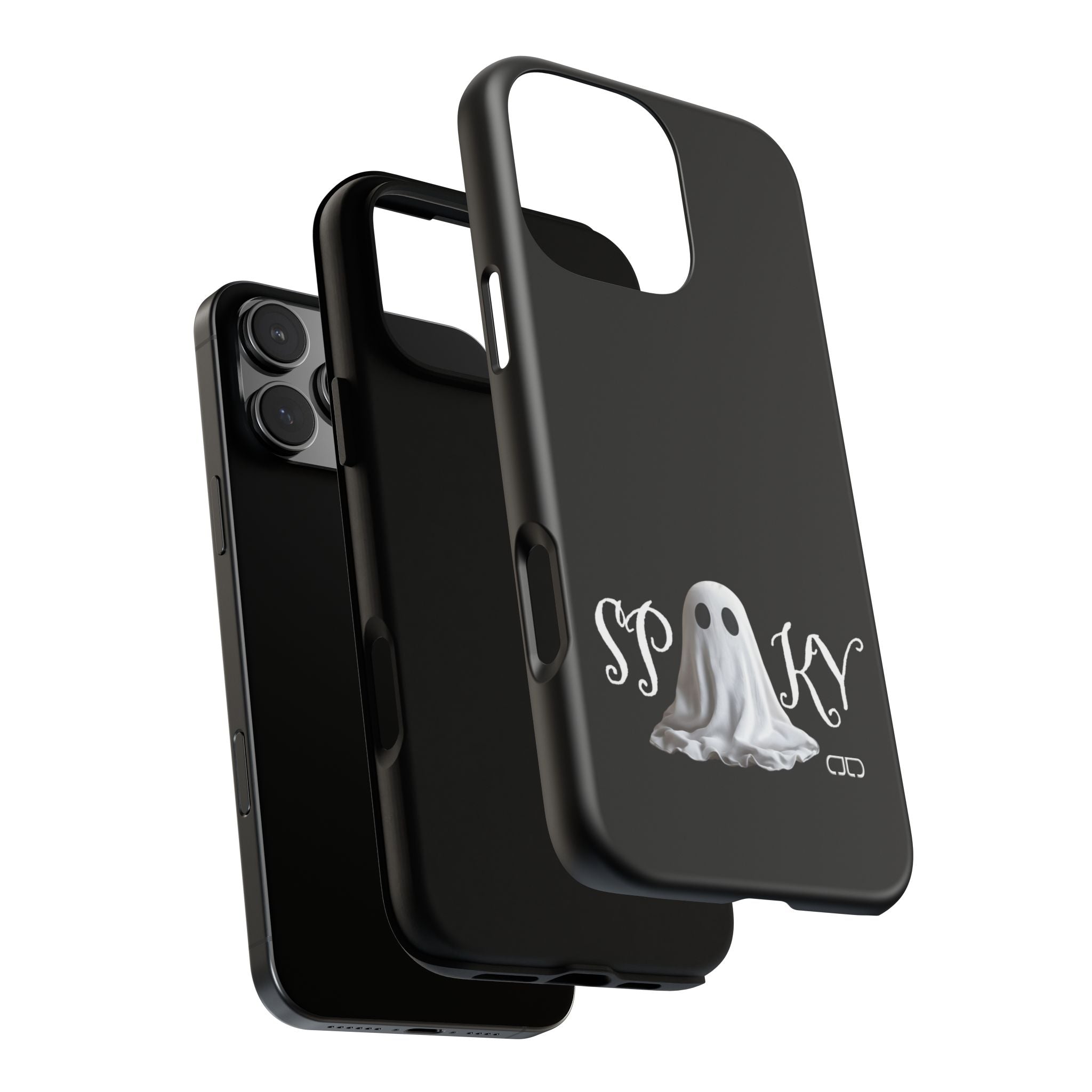 Spooky Ghost Phone Case, Halloween Accessories, Cute Phone Cover, Unique Gift for Ghost Lovers, Trendy Smartphone Decor
