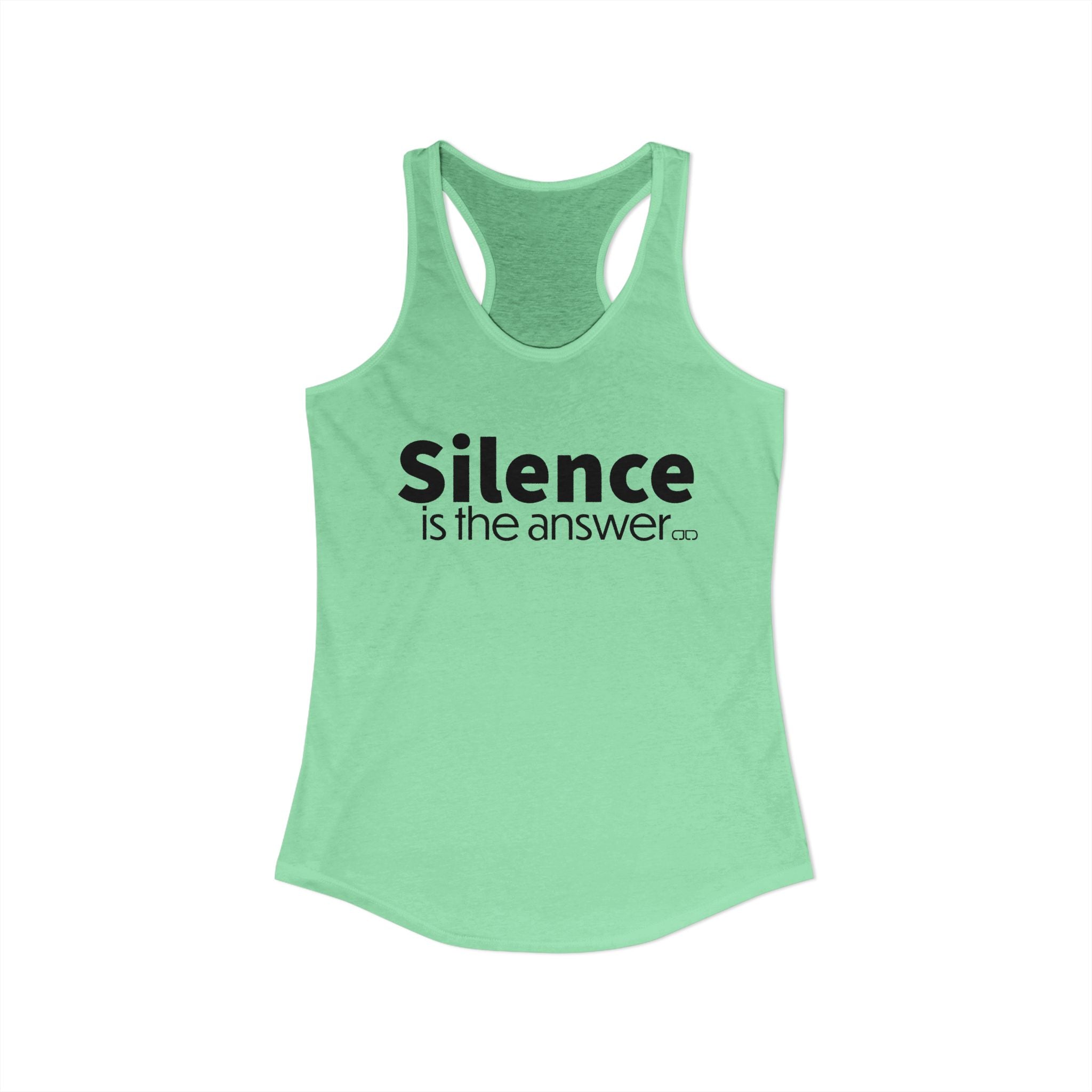 Silence is the Answer Women's Tank top