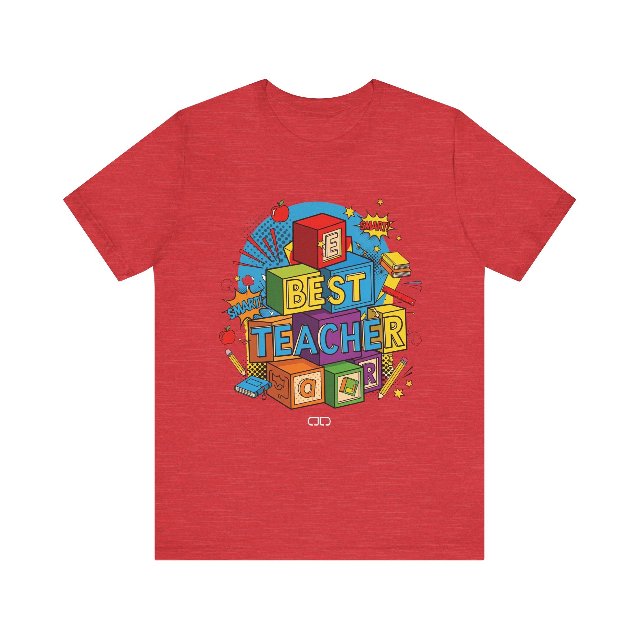 Best Teacher Unisex Jersey Tee - Fun Gift for Educators, Teacher Appreciation, Back to School, Classroom Vibes, Inspirational T-Shirt