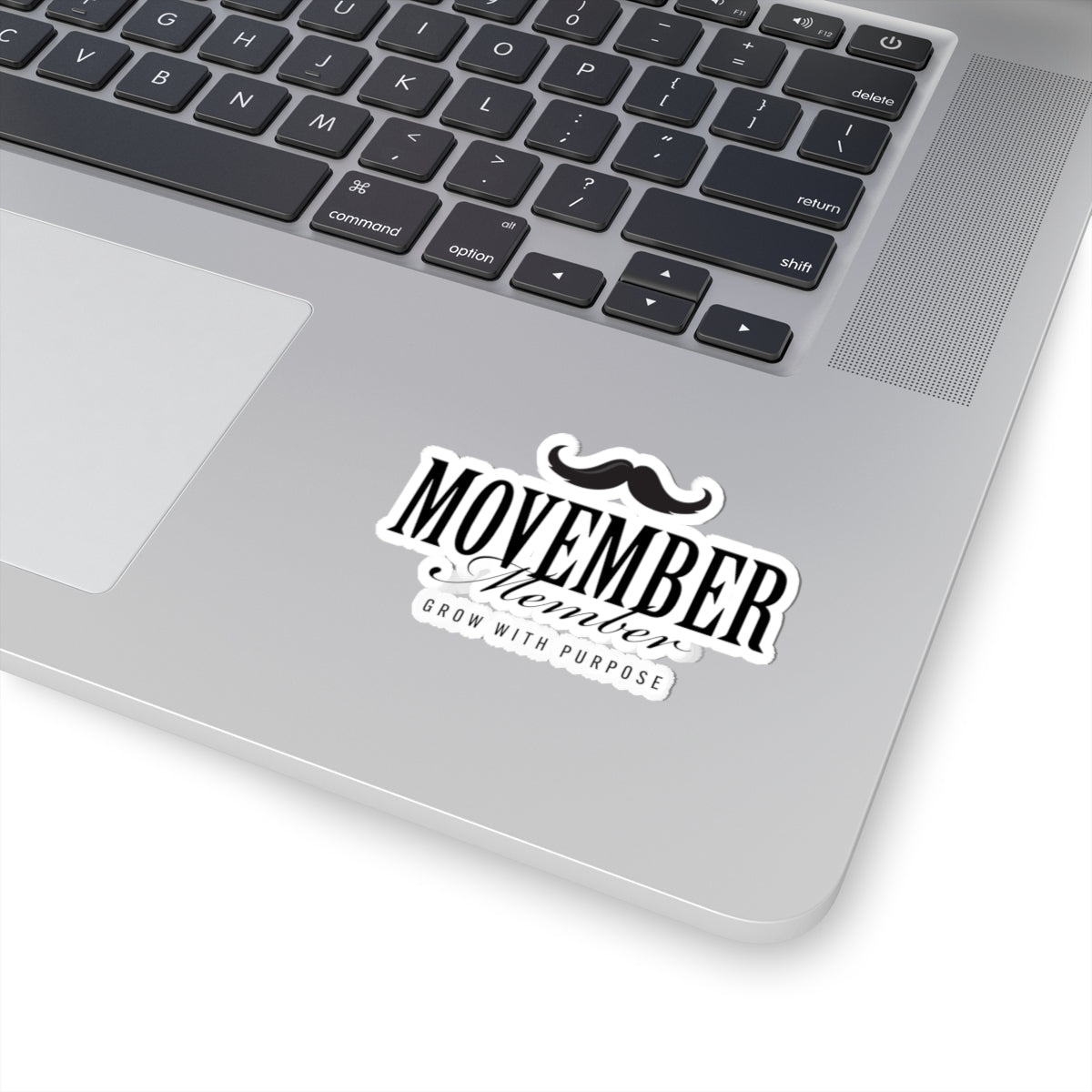Movember Member Stickers, Mustache Awareness Decals, Gifts for Him, Support Men's Health, Laptop Sticker, Fundraiser Decor