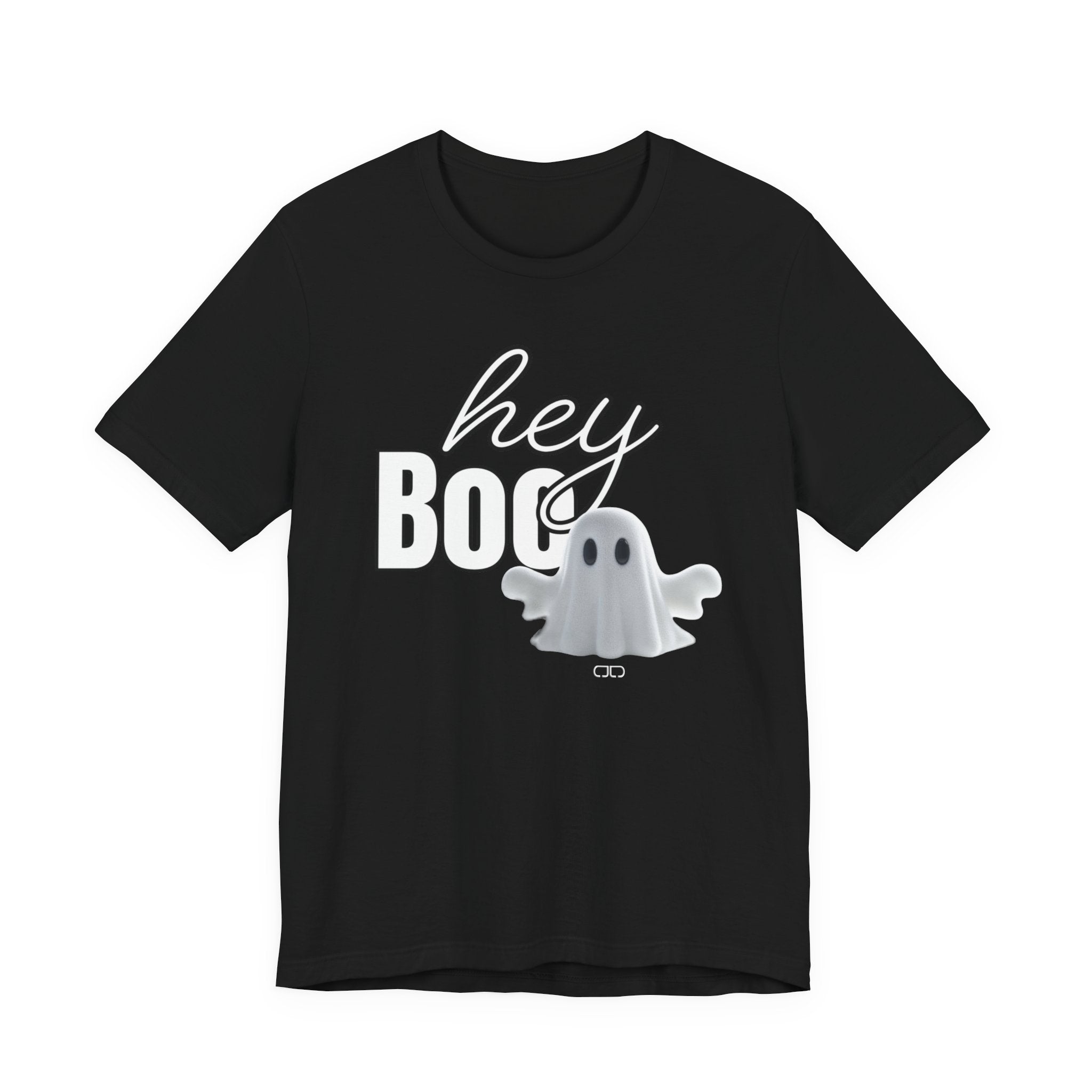 Hey Boo Ghost Tee - Unisex Halloween T-Shirt, Fall Apparel, Spooky Season Wear, Ghost Lover Gift, Casual Halloween Outfit