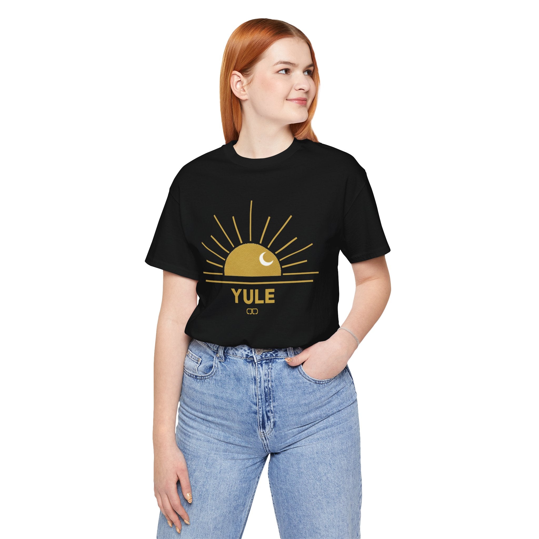 Yule Sunset Tee — Pagan Holiday YULE Shirt