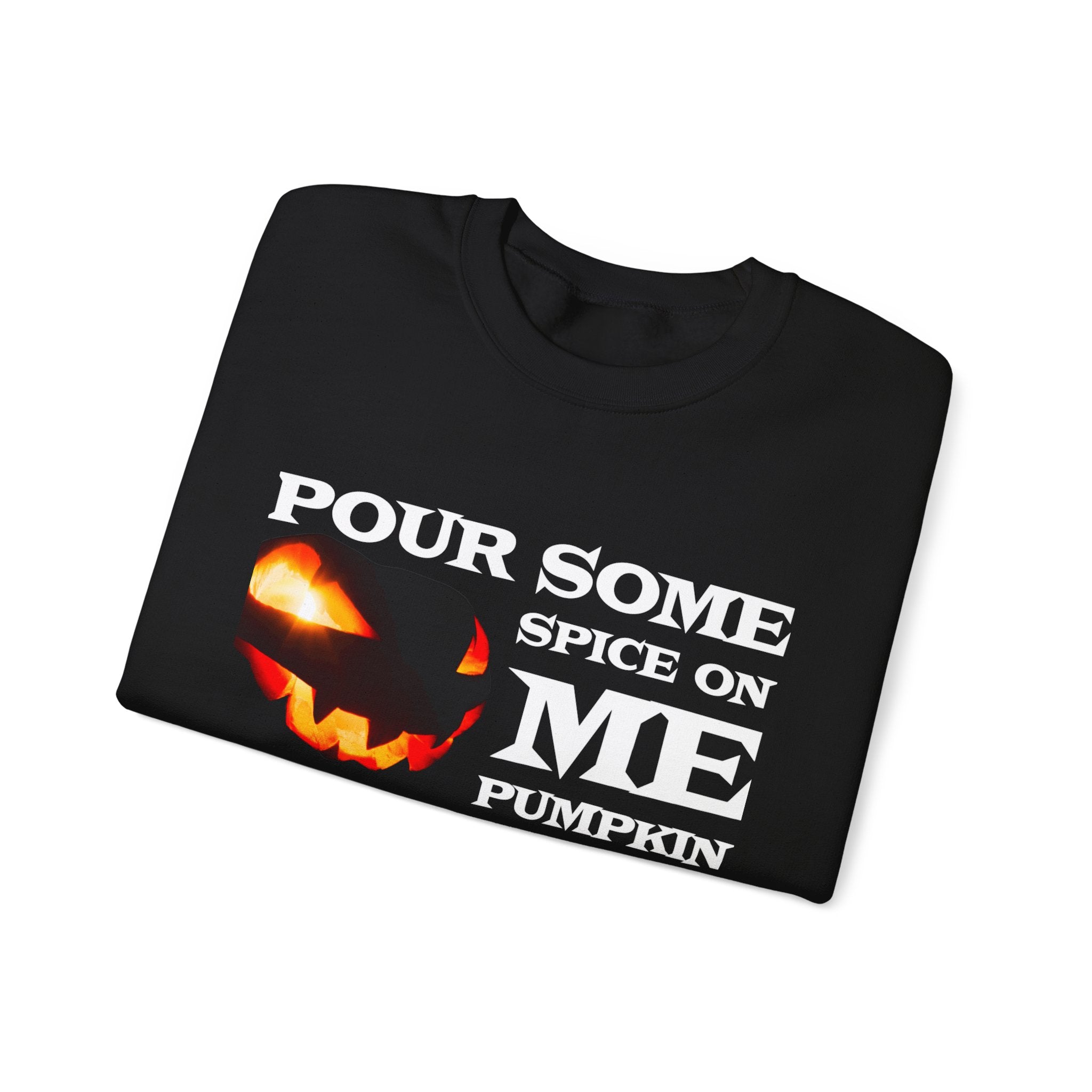 Halloween Pumpkin Spice Sweatshirt, Cozy Crewneck for Fall, Unisex Sweater for Autumn, Perfect Gift for Halloween, Pumpkin Lover Apparel