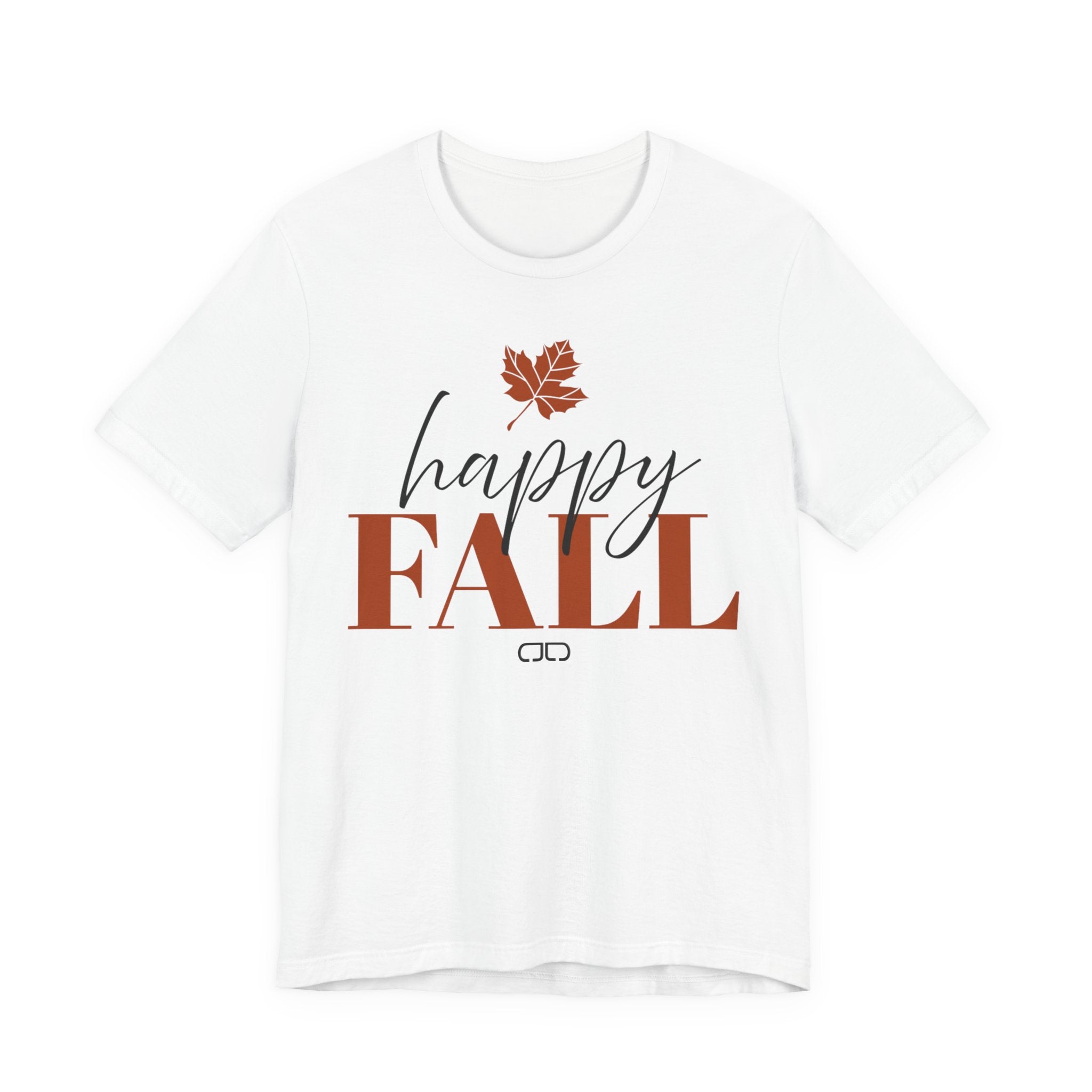 Happy Fall Tee – Autumn Leaf Graphic Short Sleeve Shirt