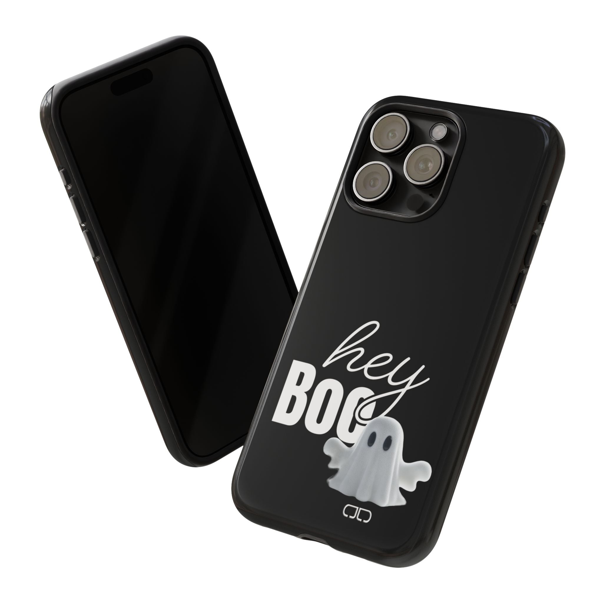 Hey Boo Tough Case, Ghost-Themed Phone Case, Cute Halloween Accessory, Spooky Gift for Friends, Tech Halloween Decor