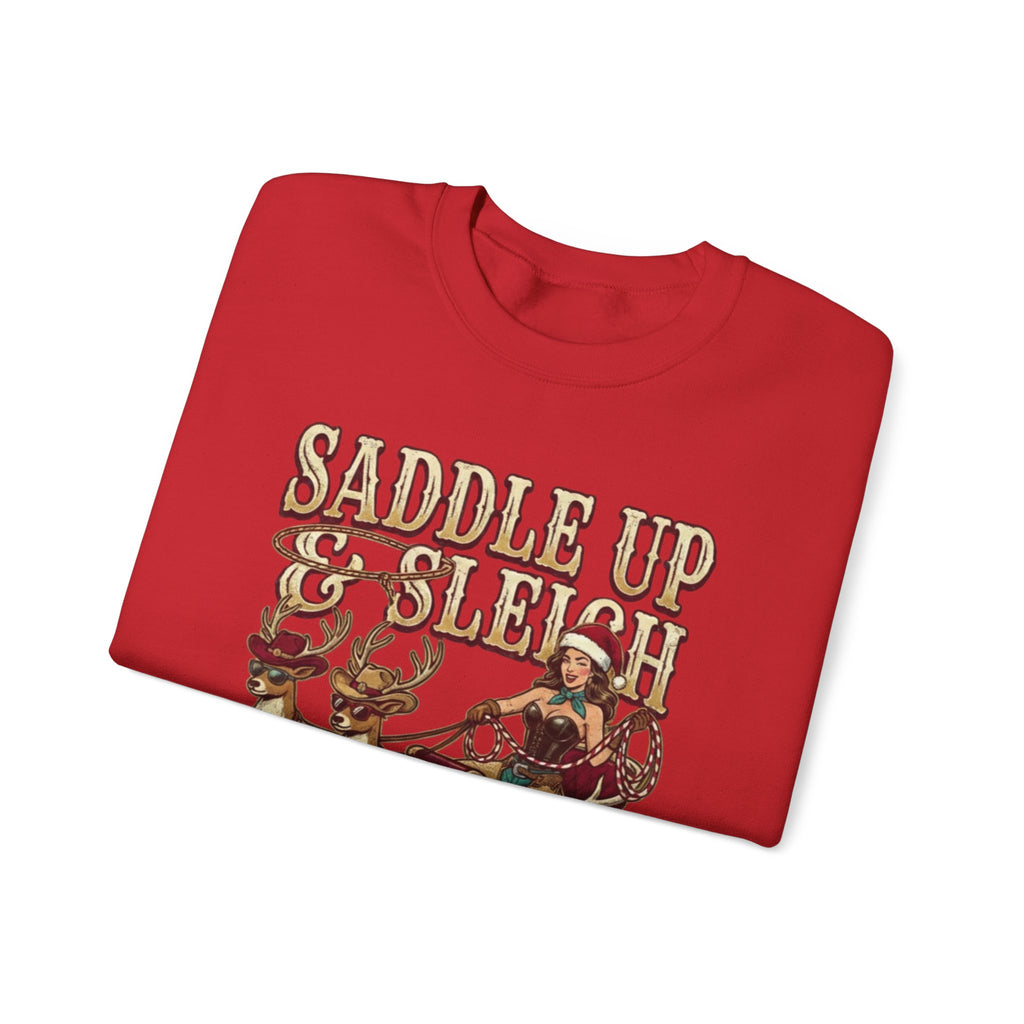 Saddle Up & Sleigh Christmas Pullover