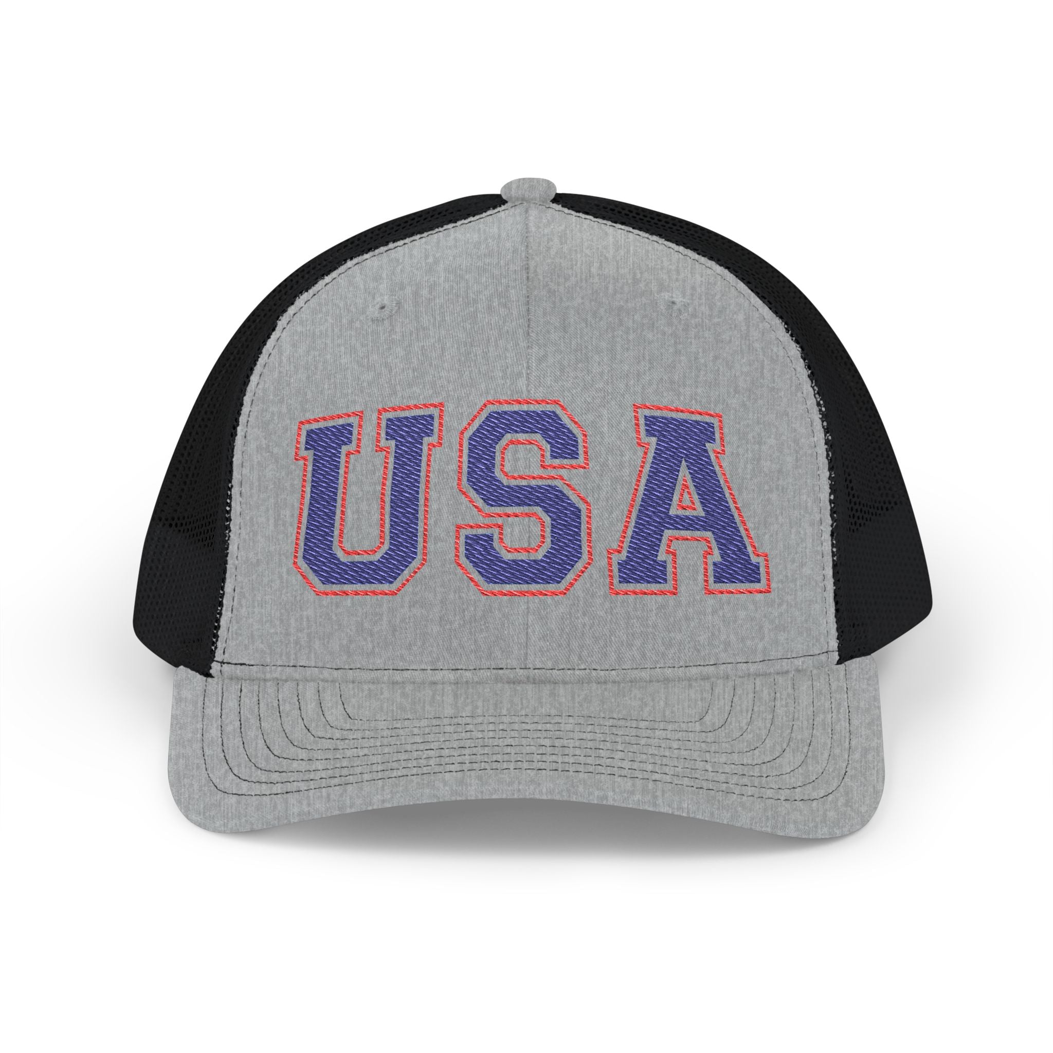 Patriotic Snapback Trucker Cap, USA Embroidered Hat, Summer Fashion Accessory, Festival Gear, Sports Event Cap, Gift For Him/Her