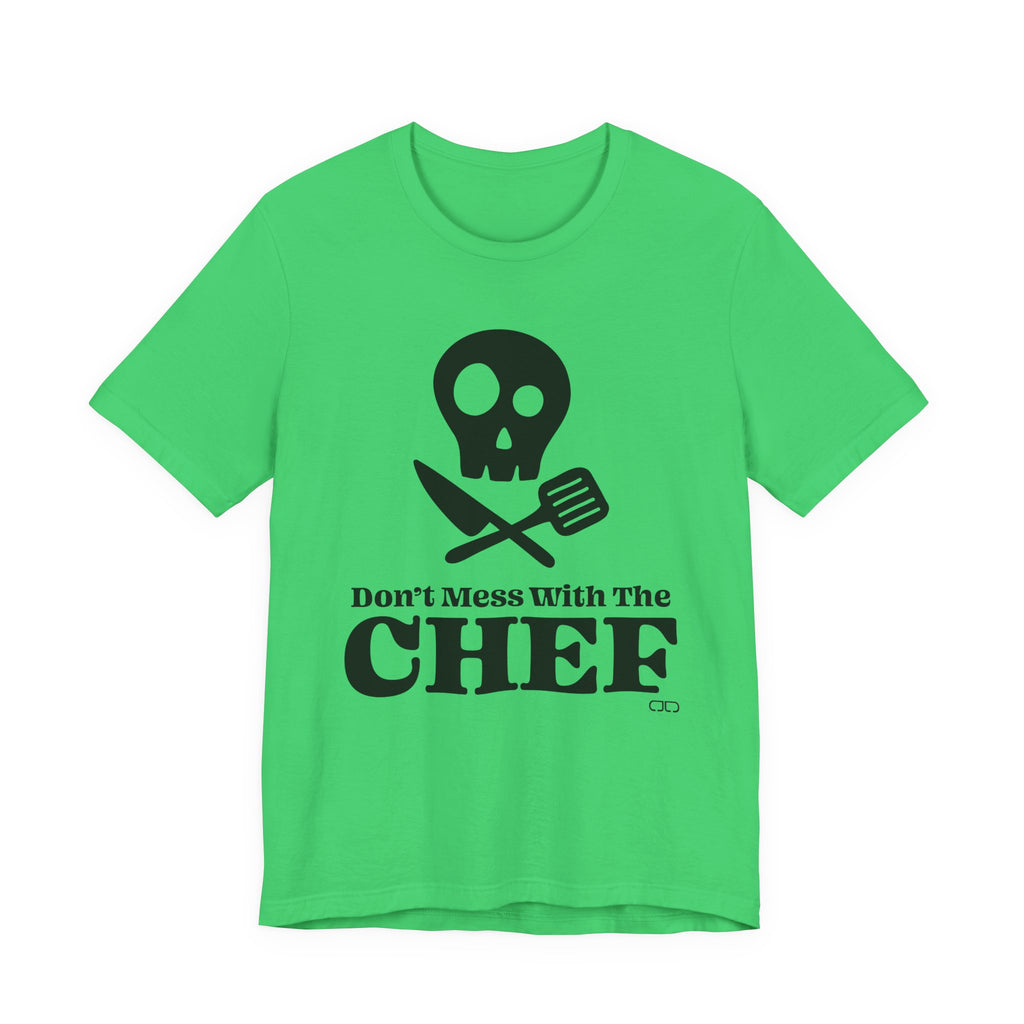 Chef's Warning Tee: Funny Cooking Shirt for Food Lovers, Kitchen Gift, Unisex T-Shirt, Chef Humor, Culinary Gift