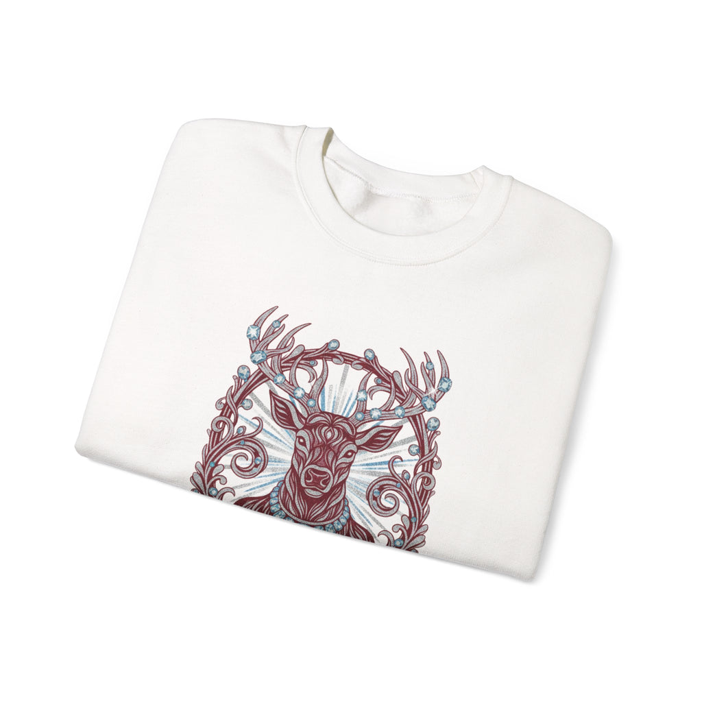 Rhinestones & Reindeer Crewneck Sweatshirt