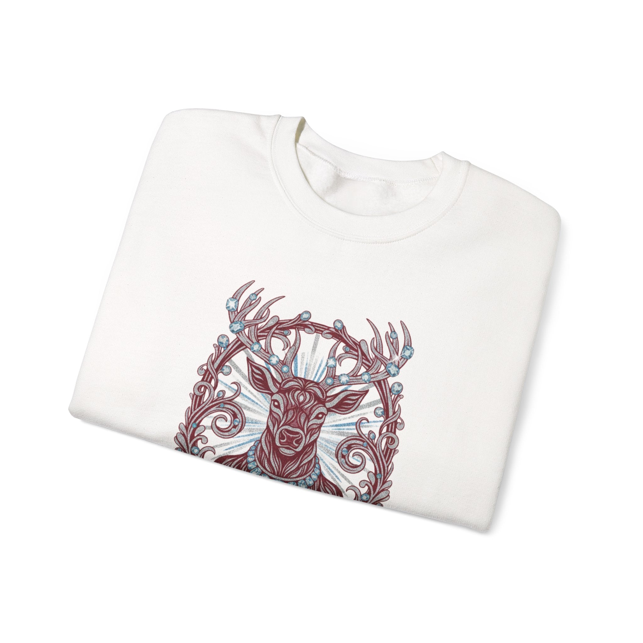 Rhinestones & Reindeer Crewneck Sweatshirt