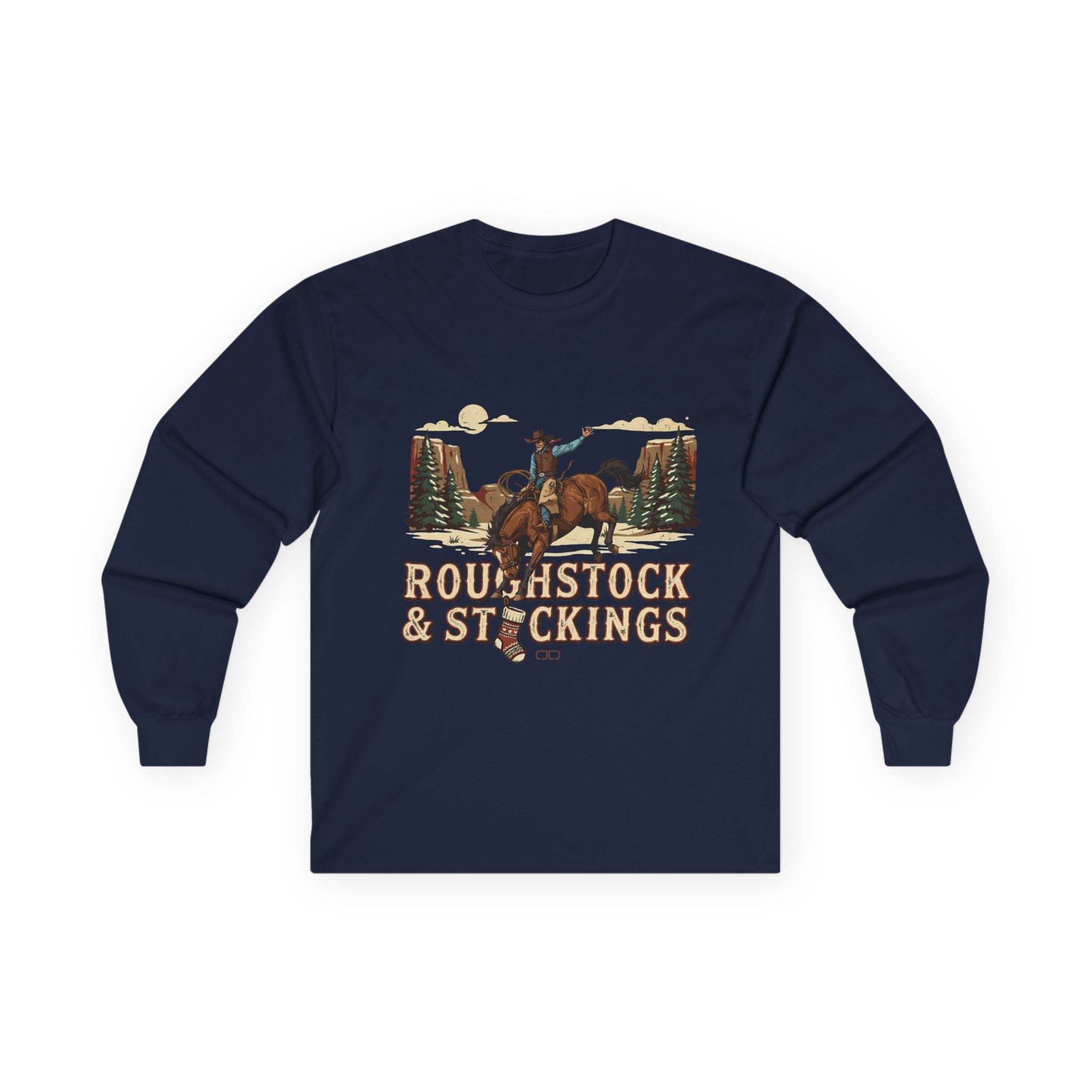 Roughstock & Stockings Cowboy Rodeo Long Sleeve Tee