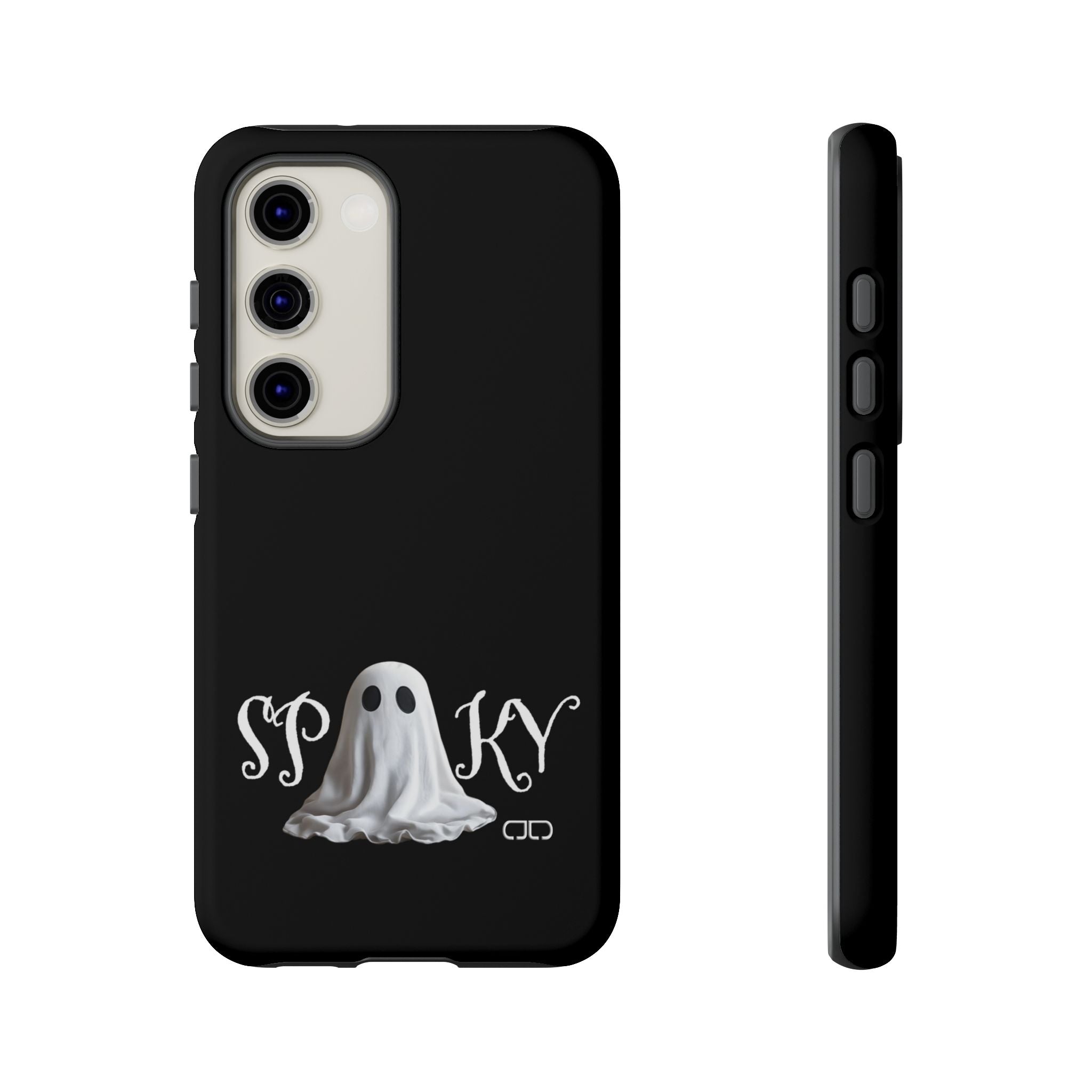 Spooky Ghost Phone Case, Halloween Accessories, Cute Phone Cover, Unique Gift for Ghost Lovers, Trendy Smartphone Decor