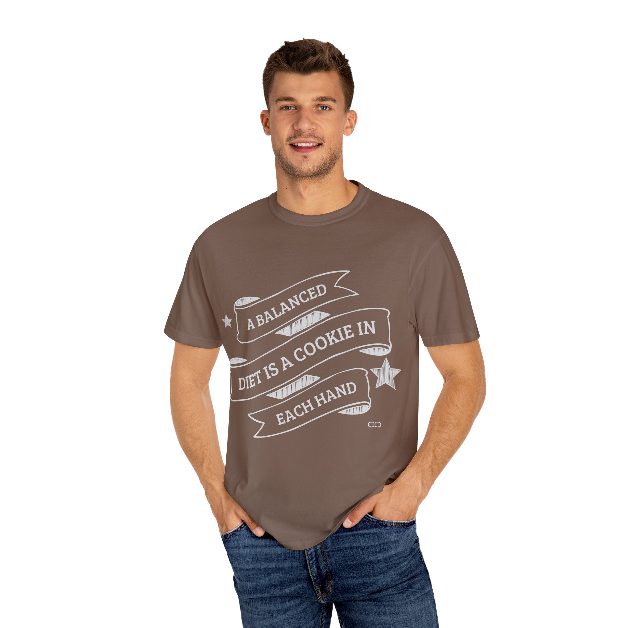 Balanced Cookie T-Shirt, Funny Gift for Foodies, Cookie Lover Shirt, Unisex Humor Tee, Ideal for Birthdays and Holidays