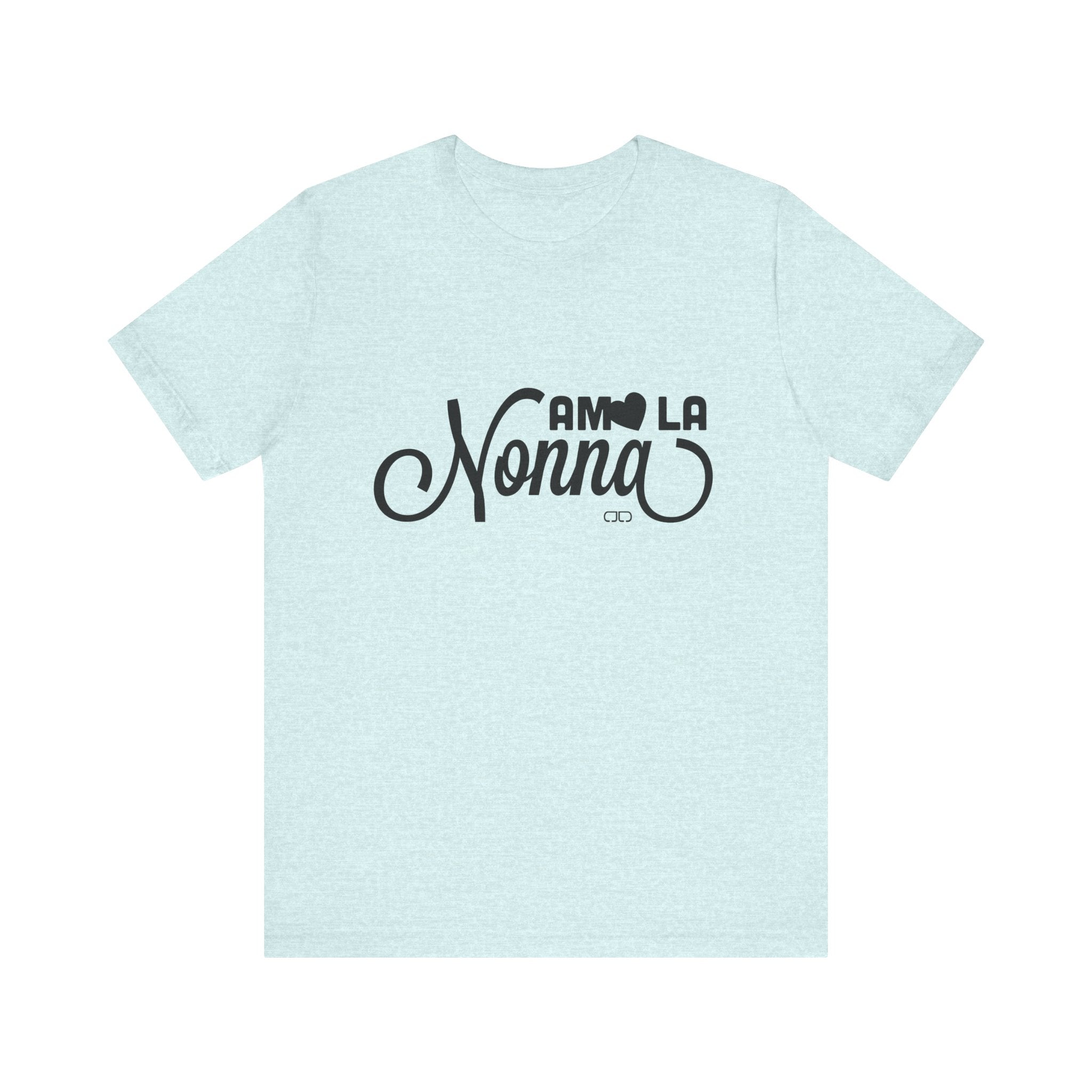 Amo La Nonna Tee | Unisex Jersey Short Sleeve Shirt, Love for Grandma, Gift for Mother's Day, Cute Family Tee, Comfortable Casual Wear
