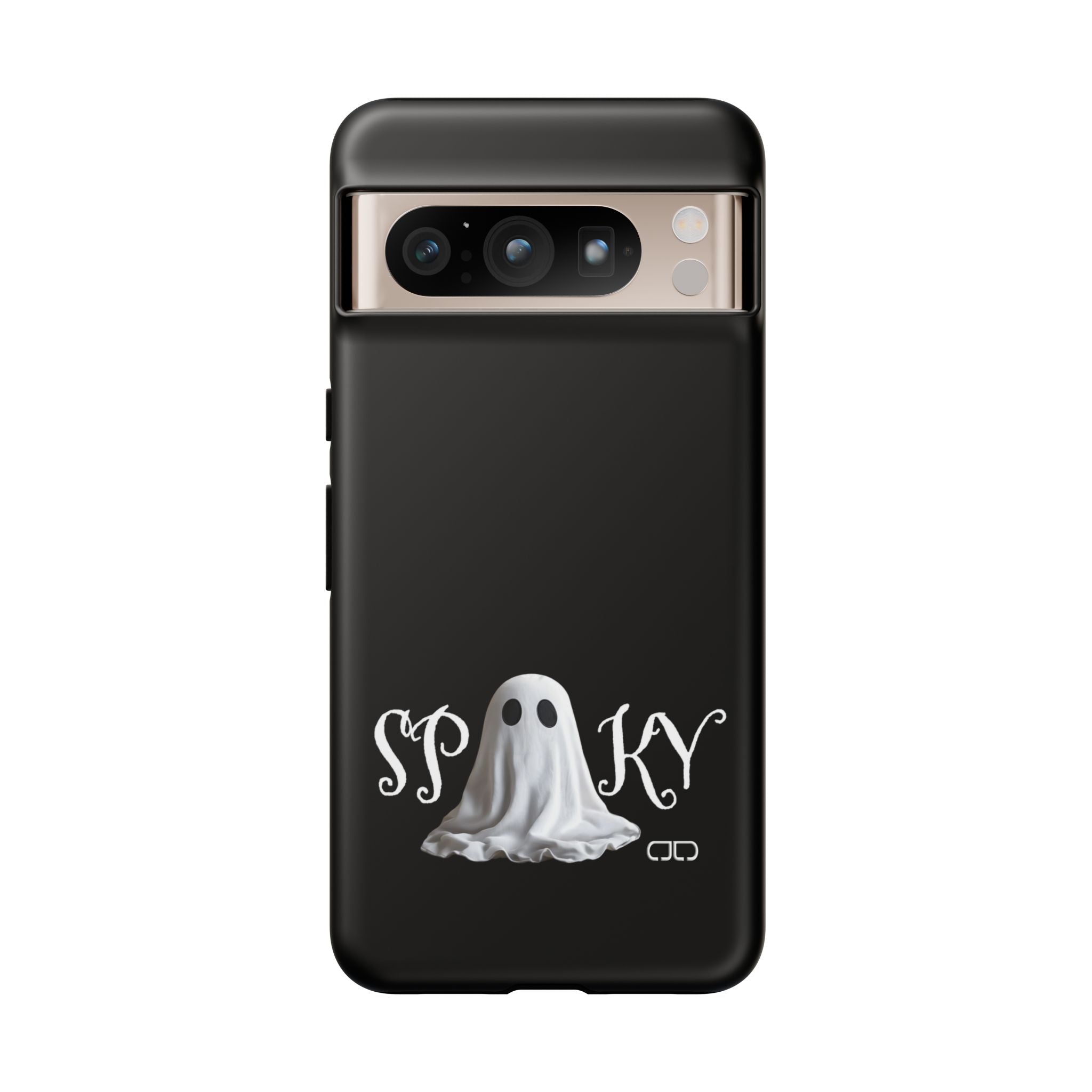 Spooky Ghost Phone Case, Halloween Accessories, Cute Phone Cover, Unique Gift for Ghost Lovers, Trendy Smartphone Decor