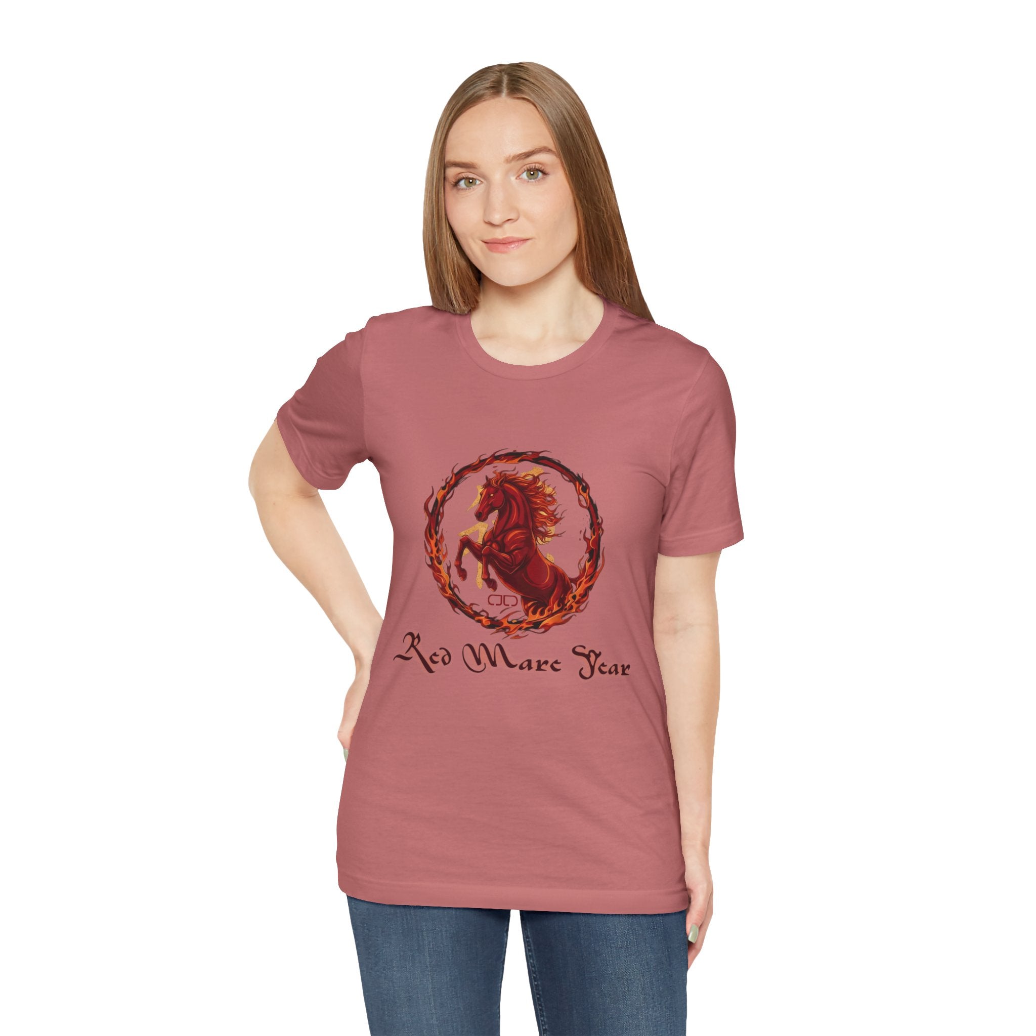 Red Mare Year Tee — Year of the Horse Graphic T‑Shirt