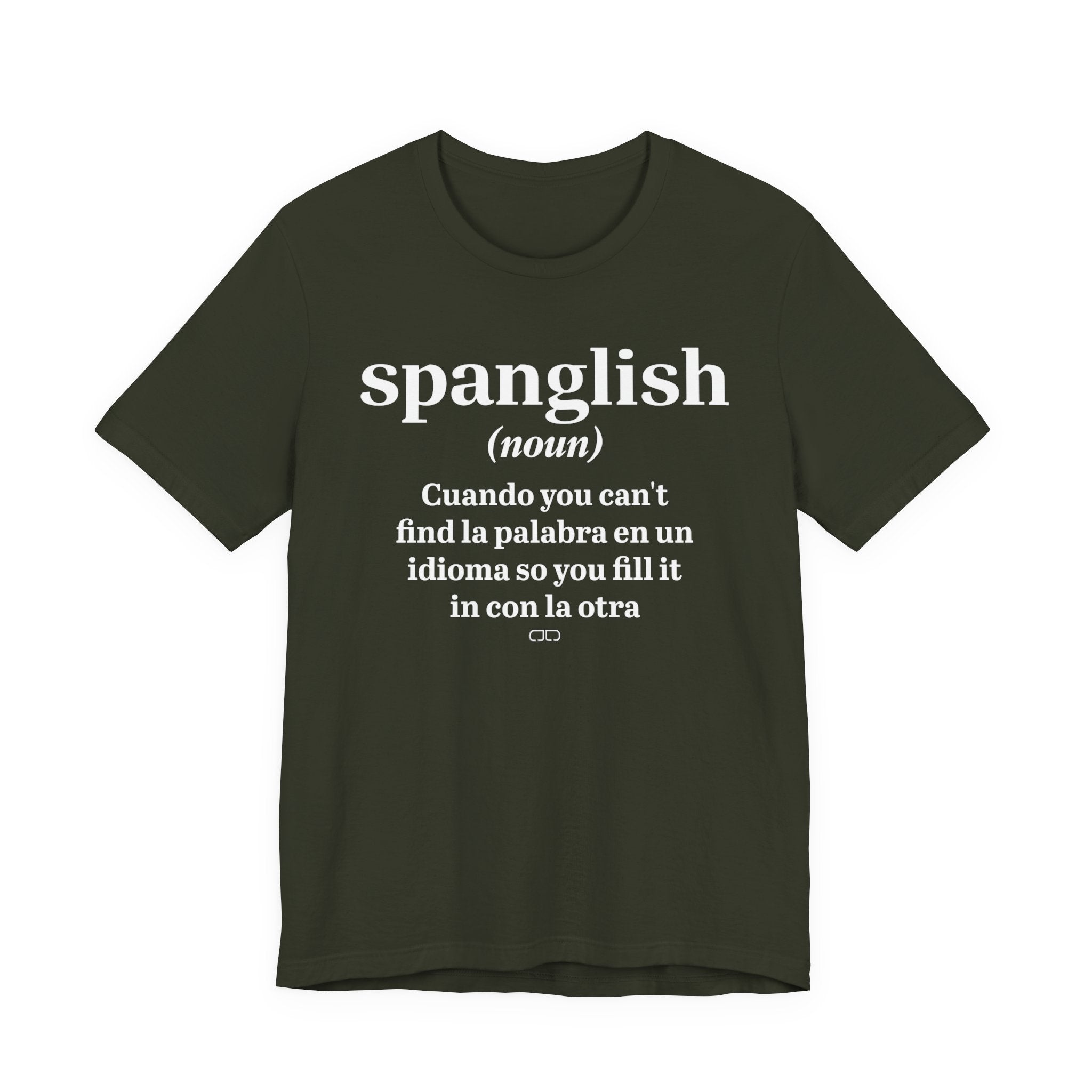 Spanglish Definition Tee, Bilingual T-Shirt, Unisex Language Shirt, Gift for Spanish Learners, Fun Casual Wear