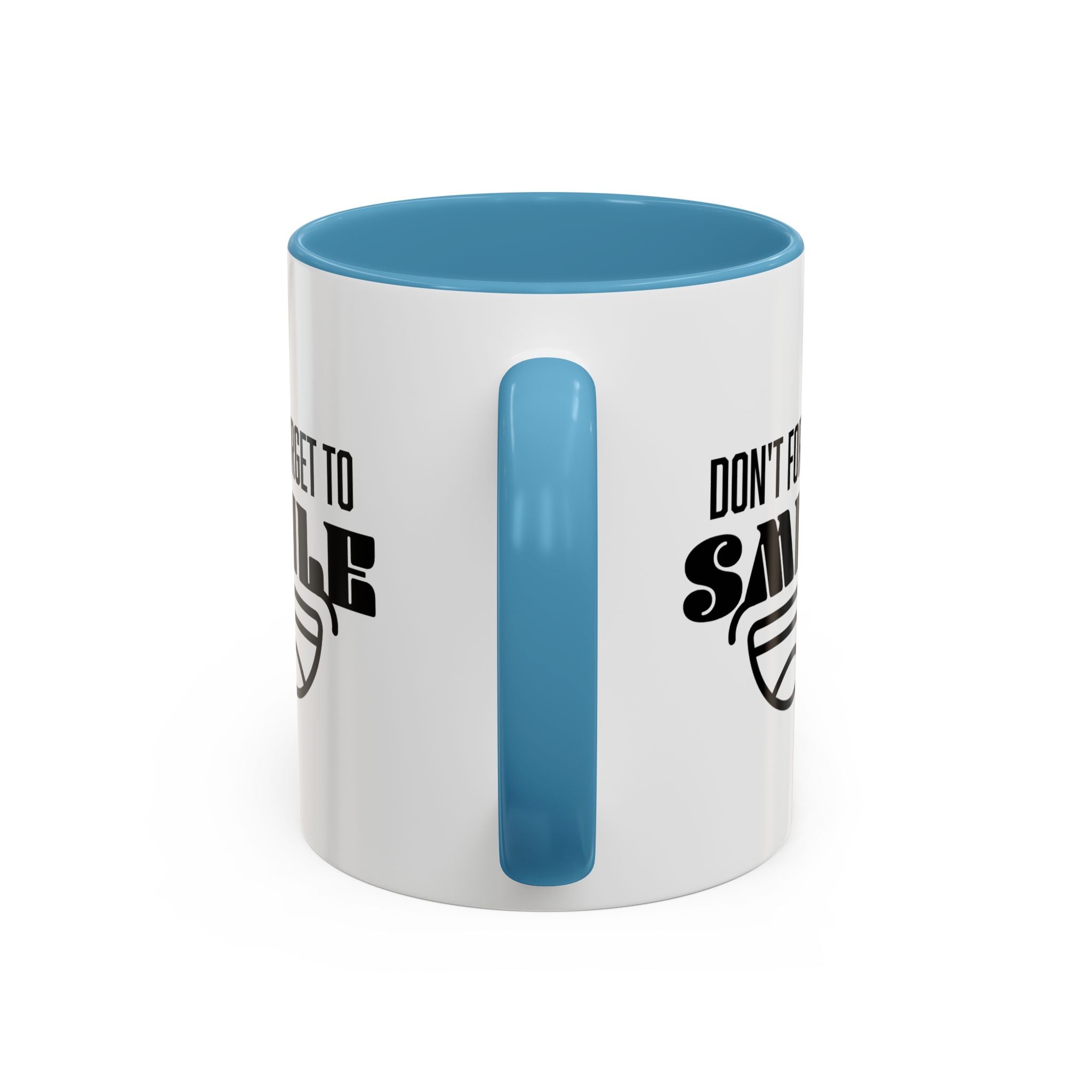 Don't Forget To Smile Mug, Motivational Drinkware, Home Office Decor, Gift for Friends, Cheer Up Gifts, Don't Forget to Smile