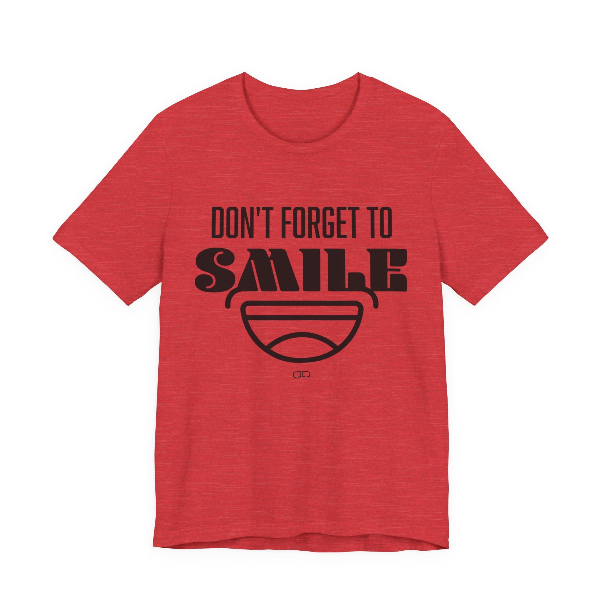 Don't Forget to Smile Tee, Motivational Shirt, Unisex Graphic Tee, Casual Wear, Gift for Friends, Positive Vibes