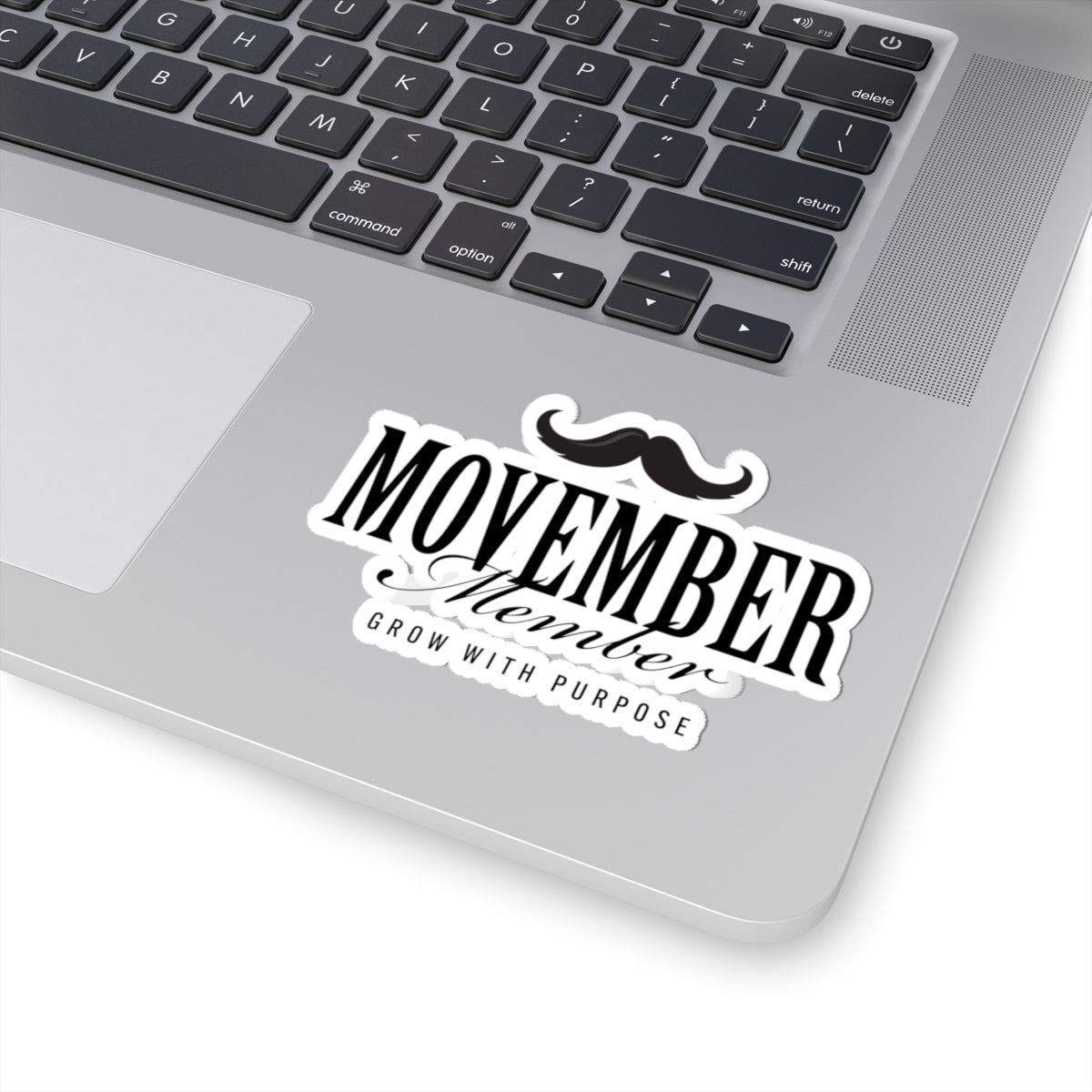 Movember Member Stickers, Mustache Awareness Decals, Gifts for Him, Support Men's Health, Laptop Sticker, Fundraiser Decor