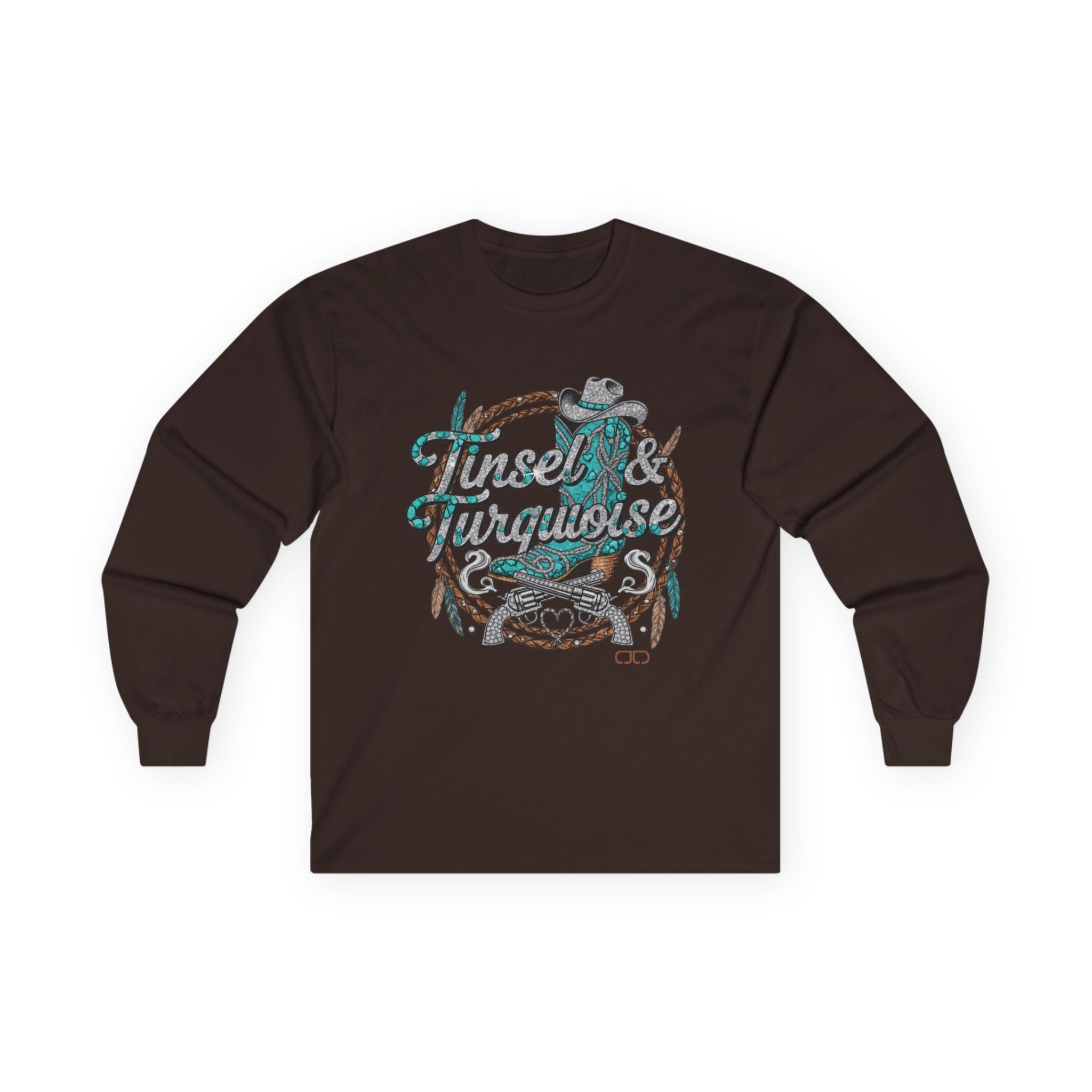 Tinsel & Turquoise Long Sleeve Tshirt