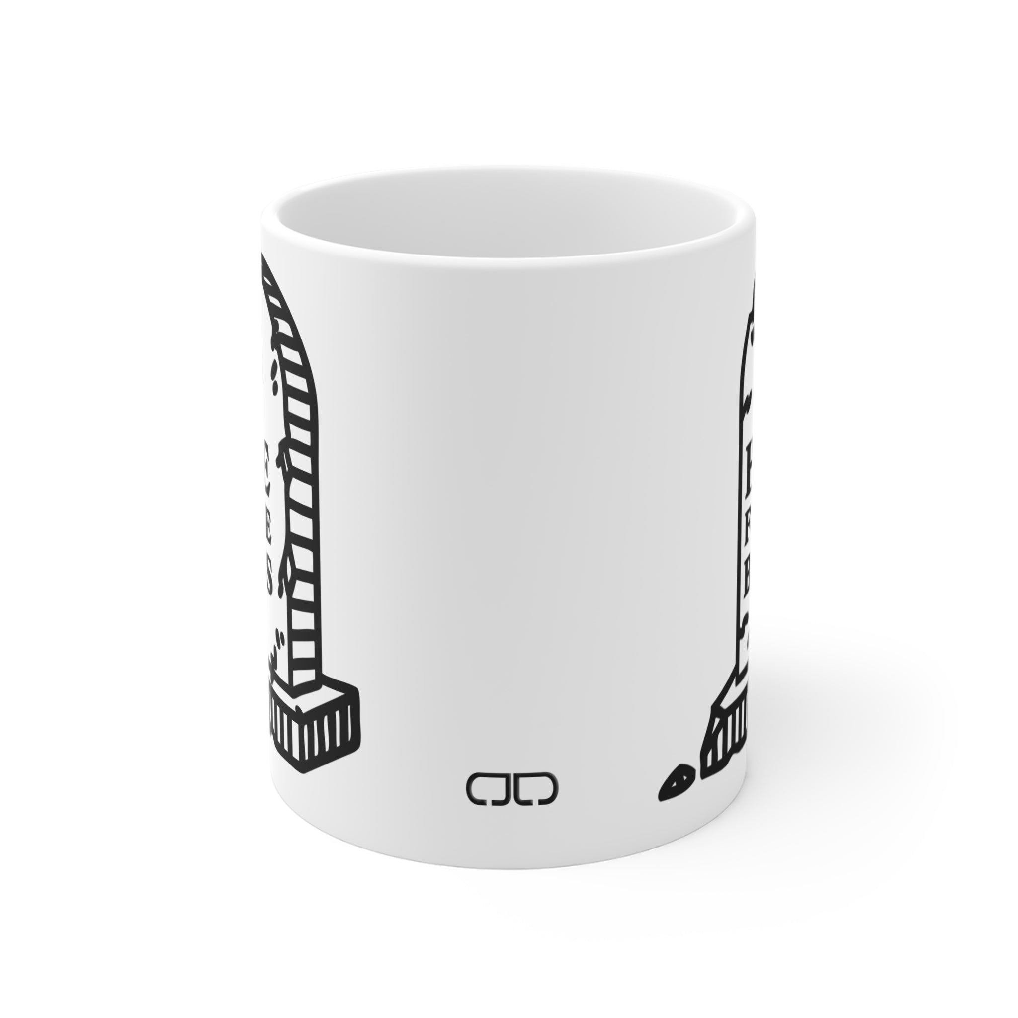Spooky Book Lovers Mug - Here for the Boo-ks, Halloween Gift, Literary Humor Cup, Gothic Decor, Coffee Tea Drinkware