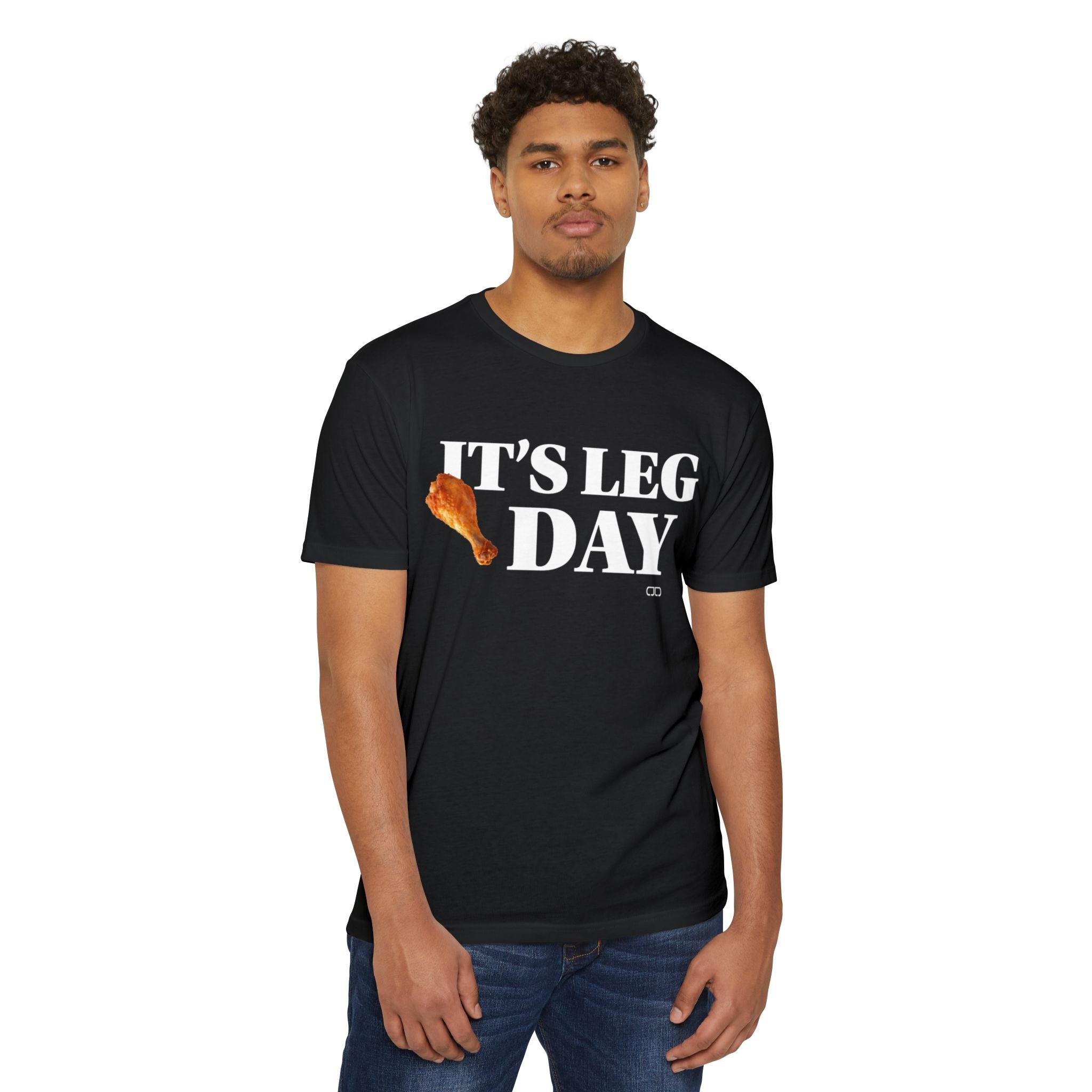 Funny Chicken Leg Day Unisex T-Shirt | Workout Humor Tee, Gym Shirt, Fitness Gift, Casual Wear, Foodie Apparel