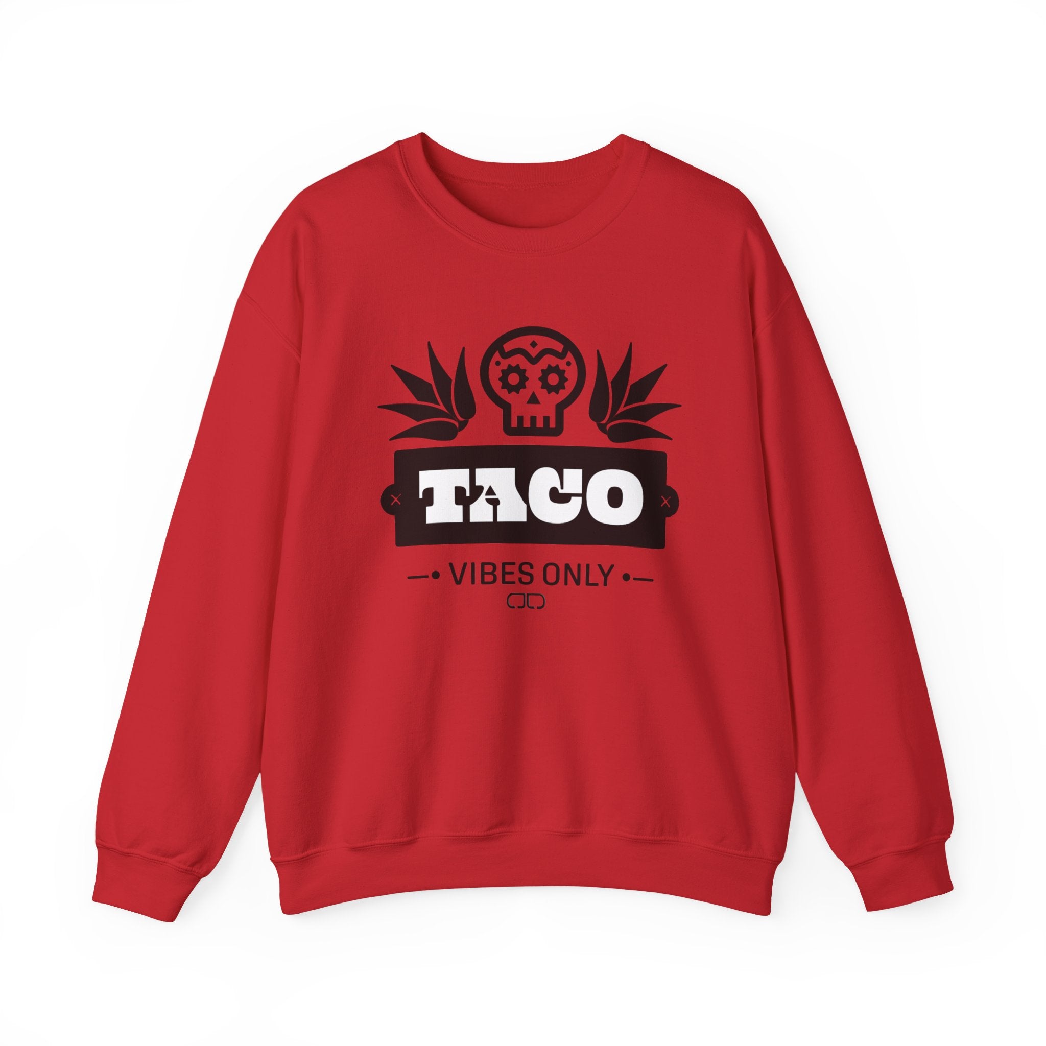 Taco Vibes Only Sweatshirt - Unisex Crewneck, Perfect for Taco Tuesday, Casual Wear, Gift for Foodies, Relaxed Style