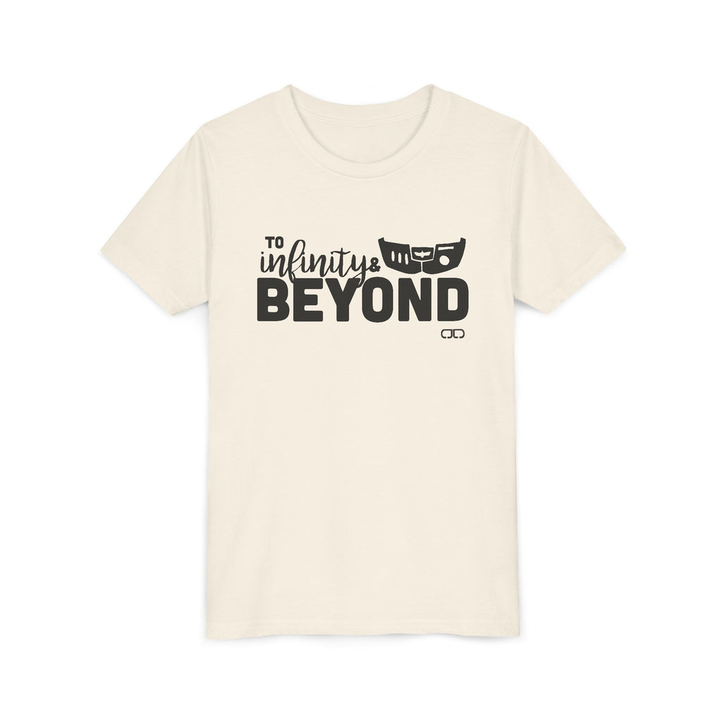 Infinity Beyond Kids Tee, Fun Tee for Children, Birthday Gift, Playdate Wear, Adventure Inspired T-Shirt, Youth Graphic Shirt