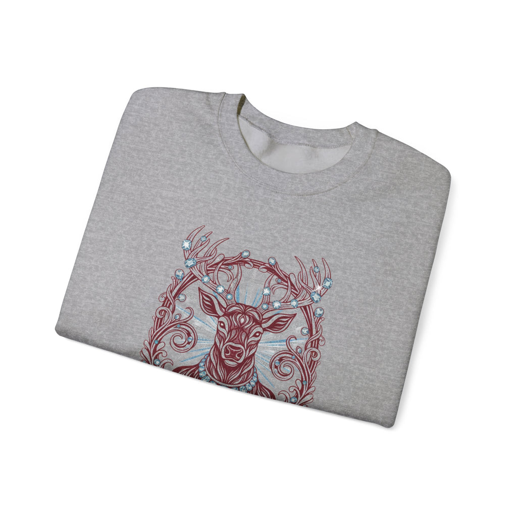 Rhinestones & Reindeer Crewneck Sweatshirt