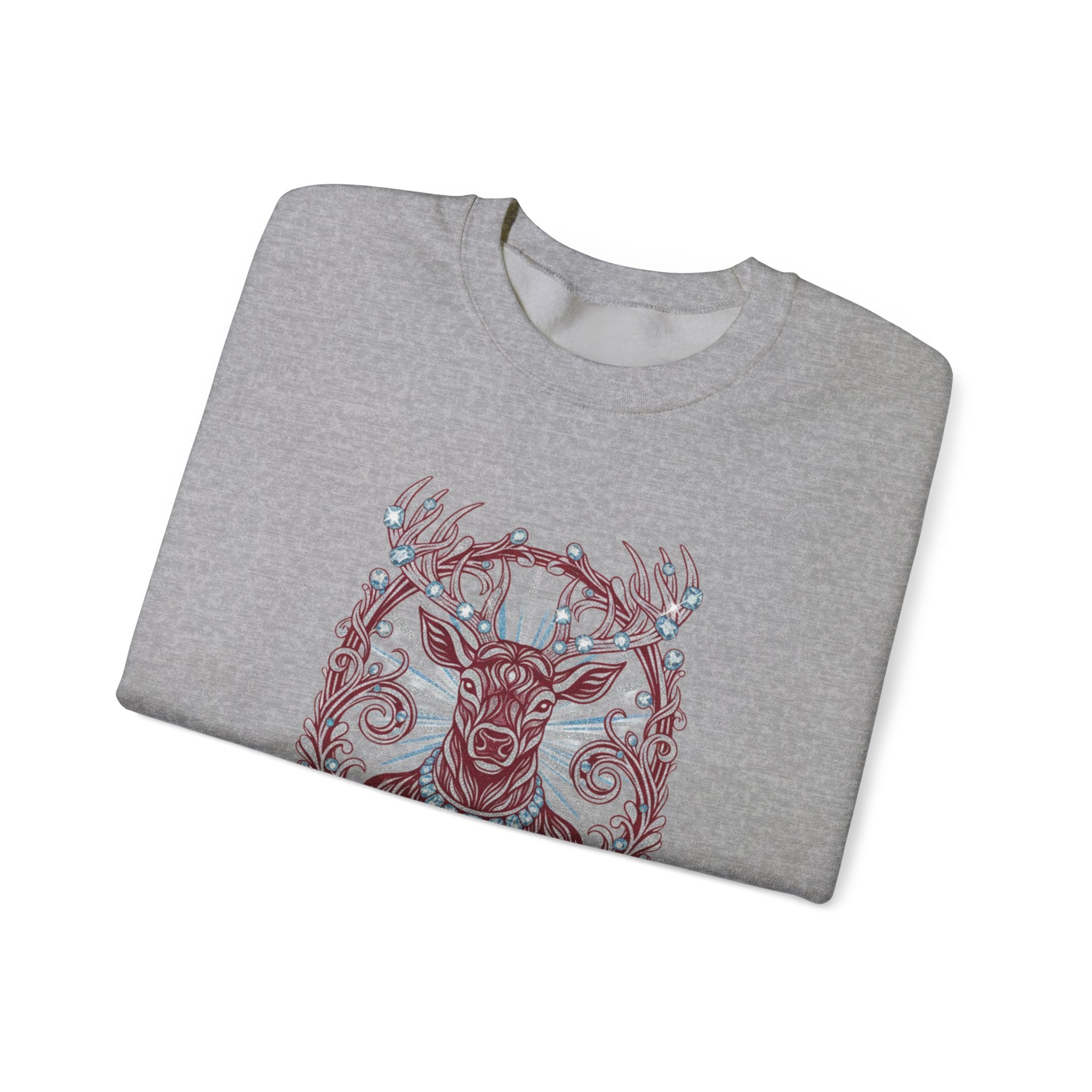 Rhinestones & Reindeer Crewneck Sweatshirt