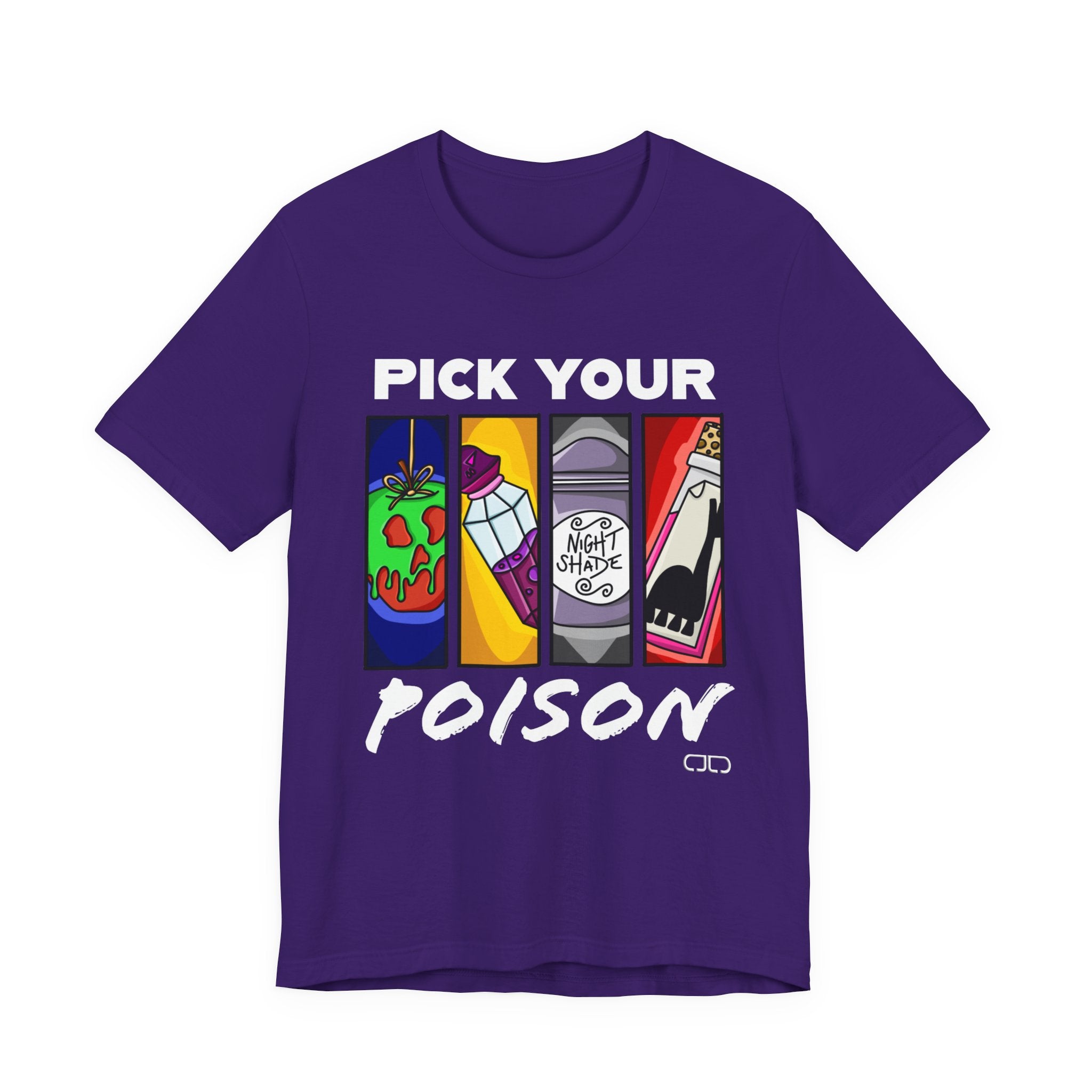 Pick Your Poison Fun Graphic T-Shirt, Casual Wear, Gifts for Friends, Party Attire, Trendy Summer Fashion