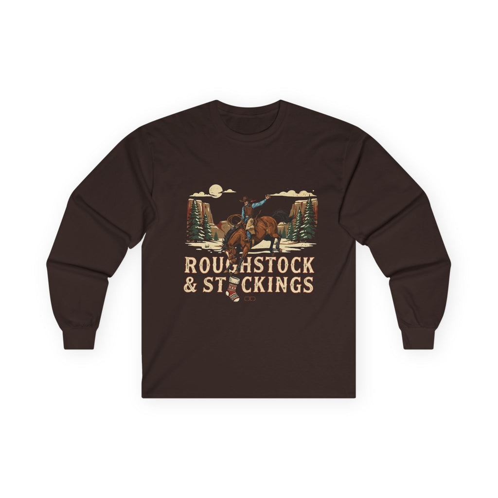 Roughstock & Stockings Cowboy Rodeo Long Sleeve Tee