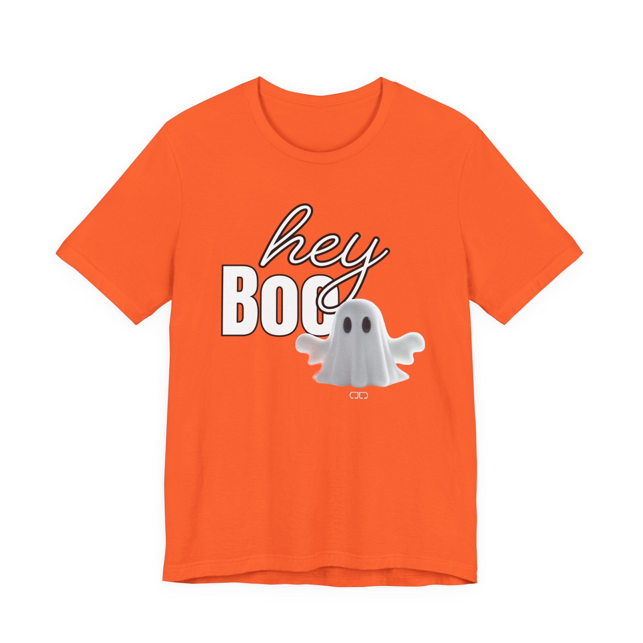Hey Boo Ghost Tee - Unisex Halloween T-Shirt, Fall Apparel, Spooky Season Wear, Ghost Lover Gift, Casual Halloween Outfit