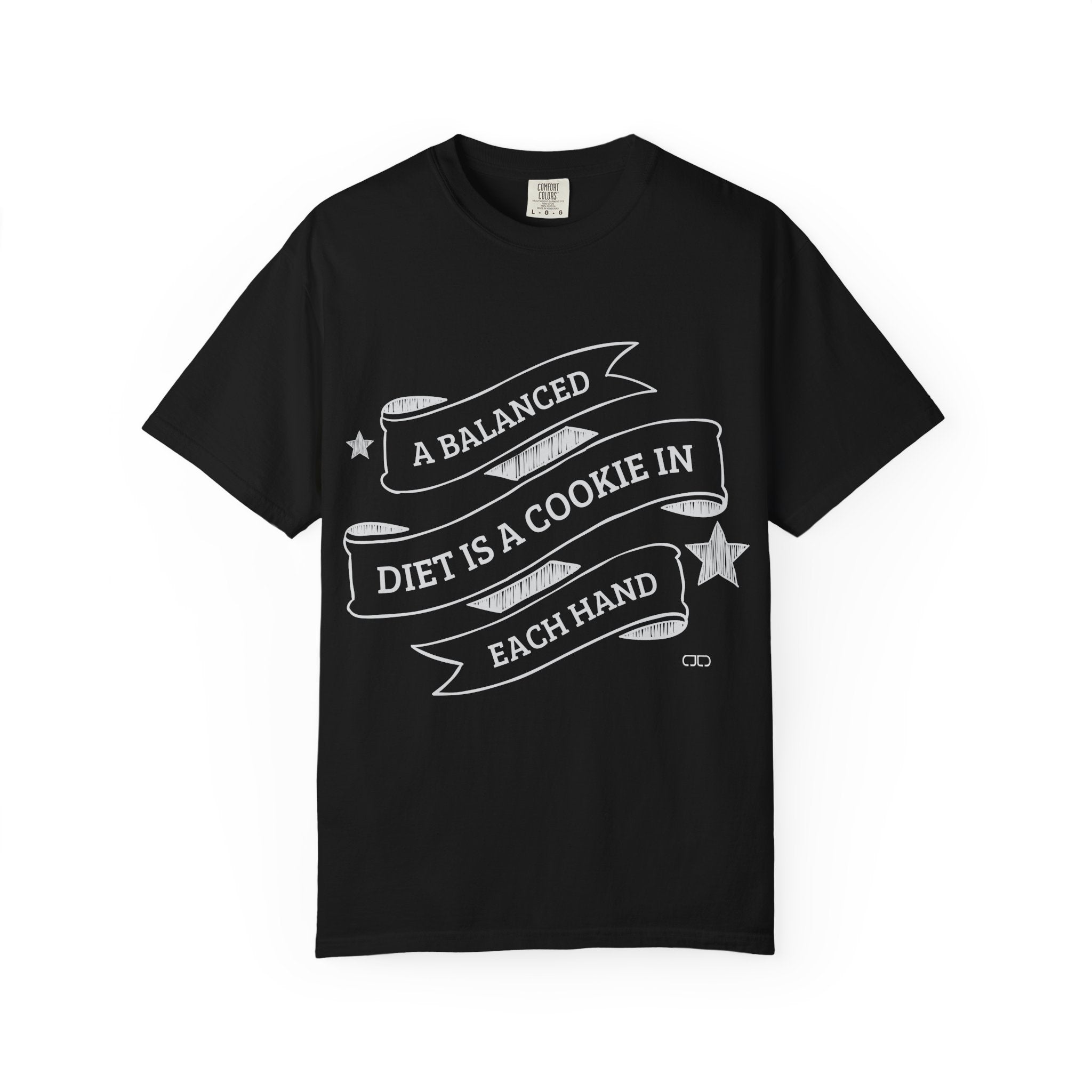 Balanced Cookie T-Shirt, Funny Gift for Foodies, Cookie Lover Shirt, Unisex Humor Tee, Ideal for Birthdays and Holidays