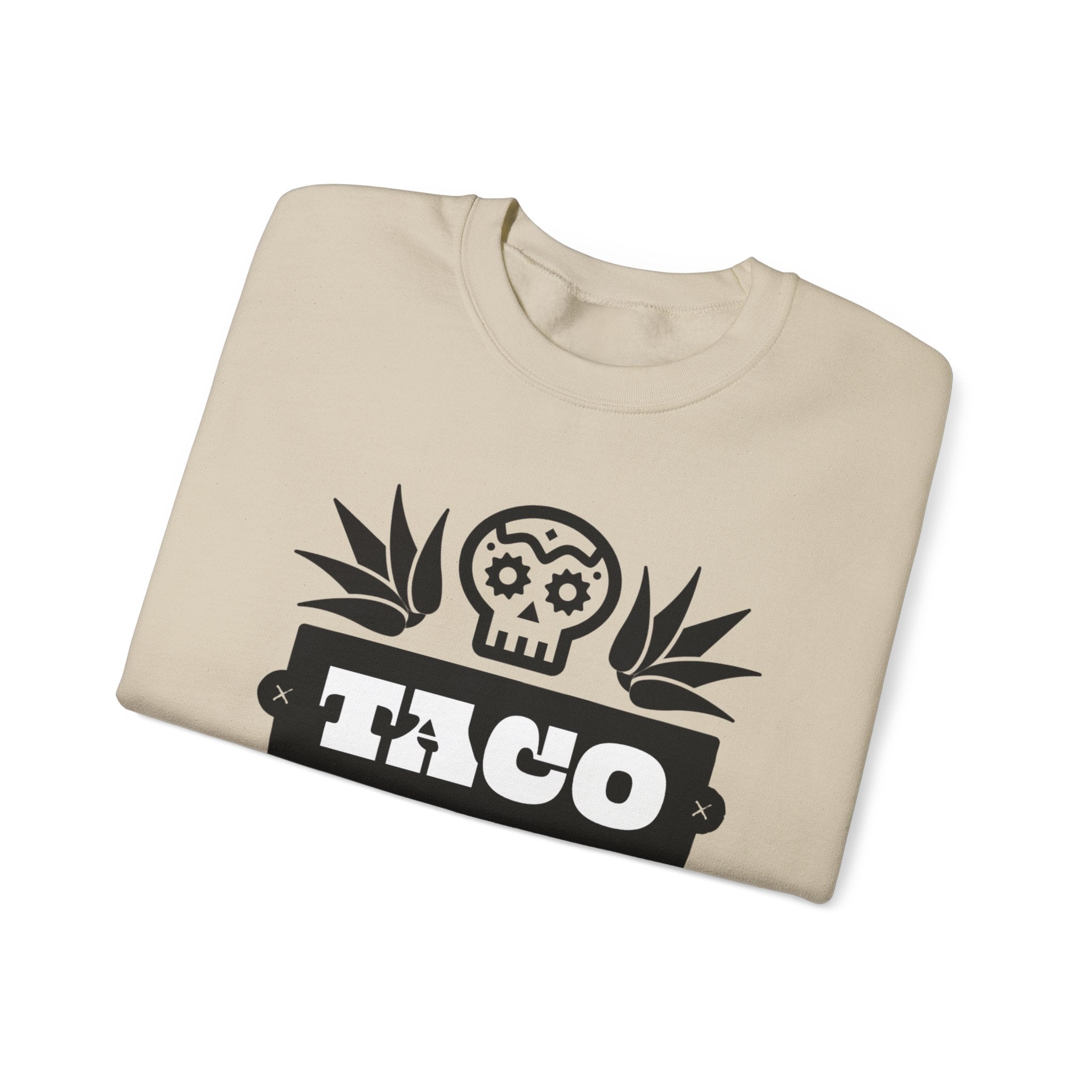 Taco Vibes Only Sweatshirt - Unisex Crewneck, Perfect for Taco Tuesday, Casual Wear, Gift for Foodies, Relaxed Style