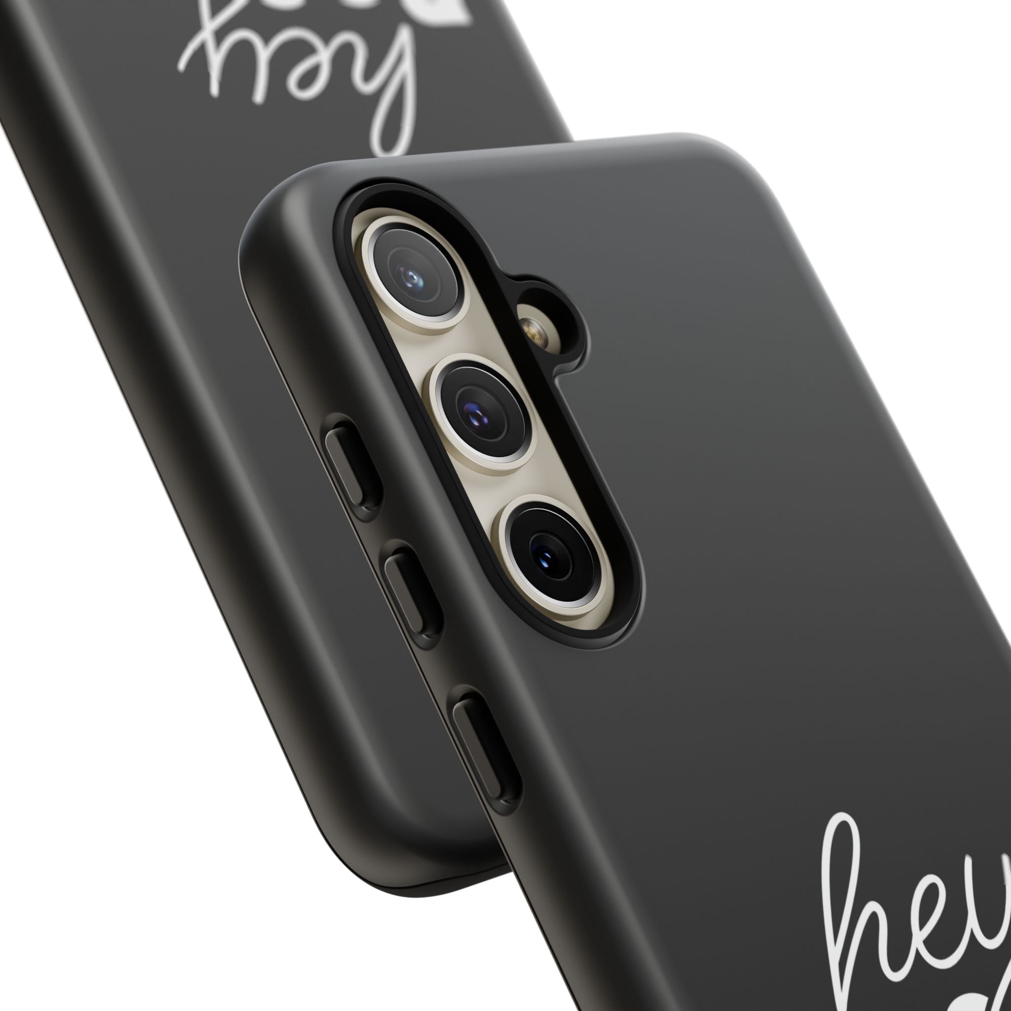 Hey Boo Tough Case, Ghost-Themed Phone Case, Cute Halloween Accessory, Spooky Gift for Friends, Tech Halloween Decor