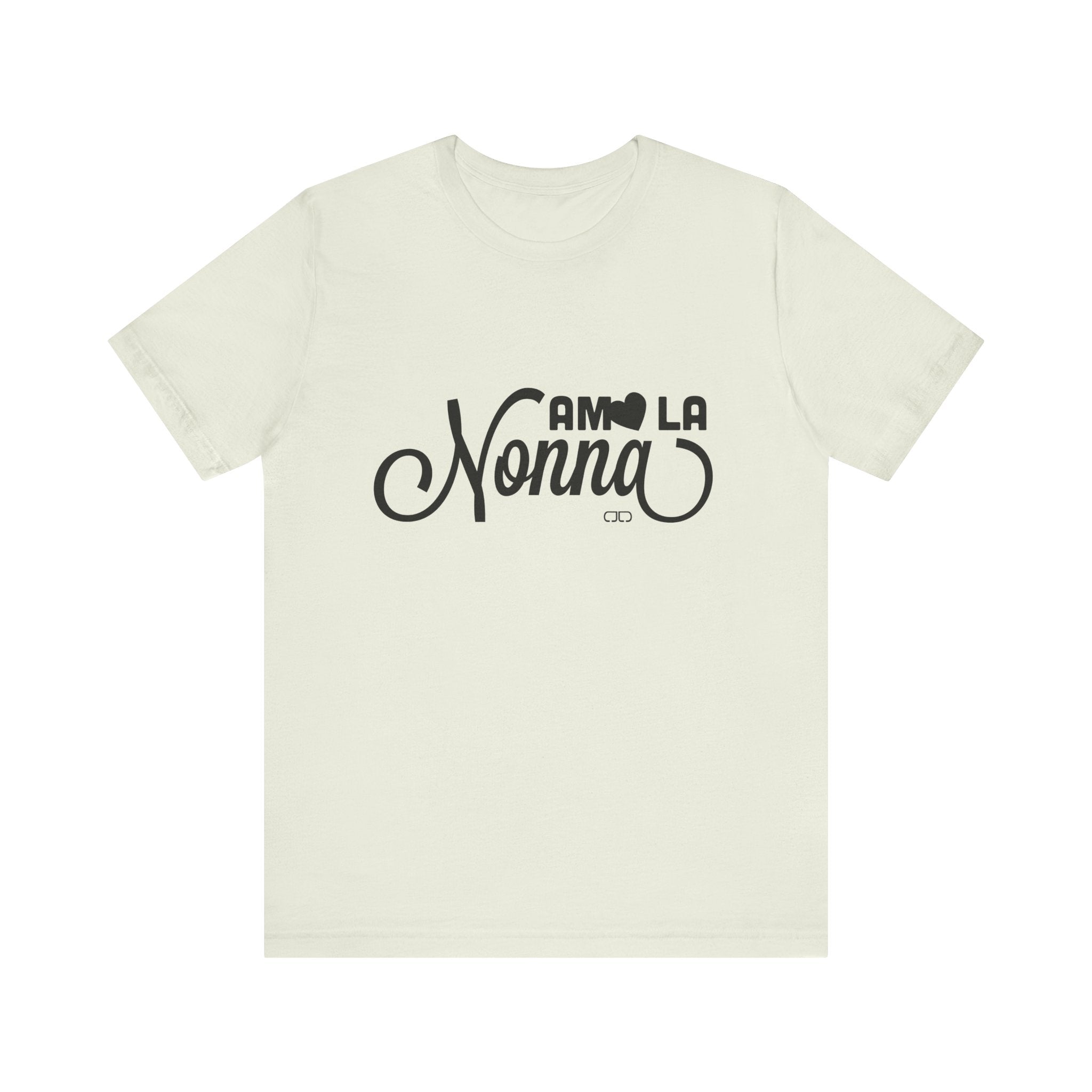 Amo La Nonna Tee | Unisex Jersey Short Sleeve Shirt, Love for Grandma, Gift for Mother's Day, Cute Family Tee, Comfortable Casual Wear